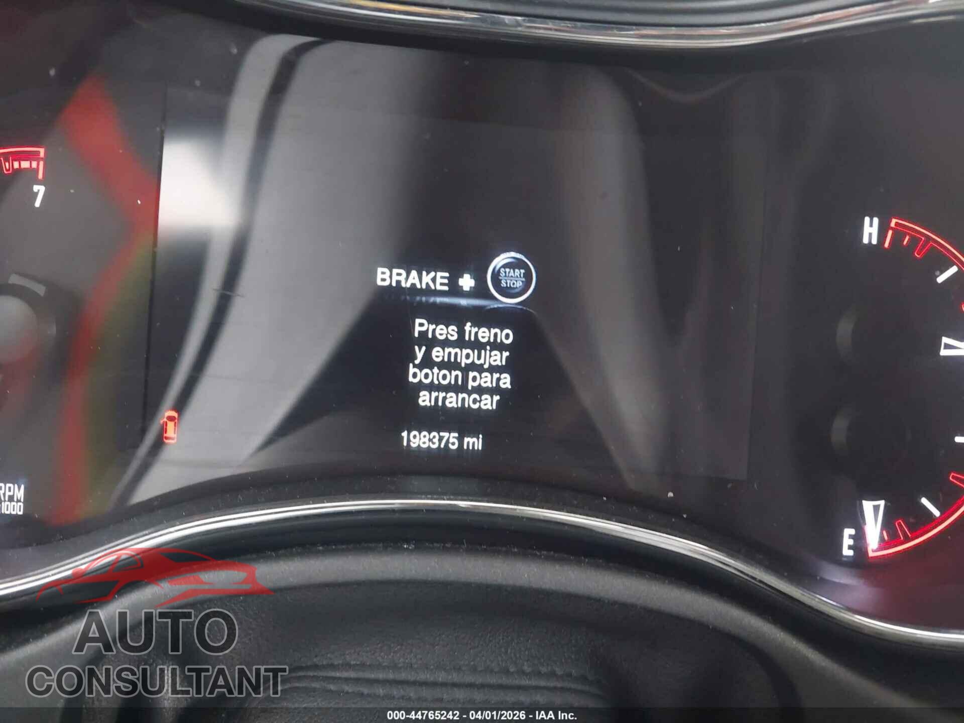 DODGE DURANGO 2015 - 1C4RDJAGXFC863974