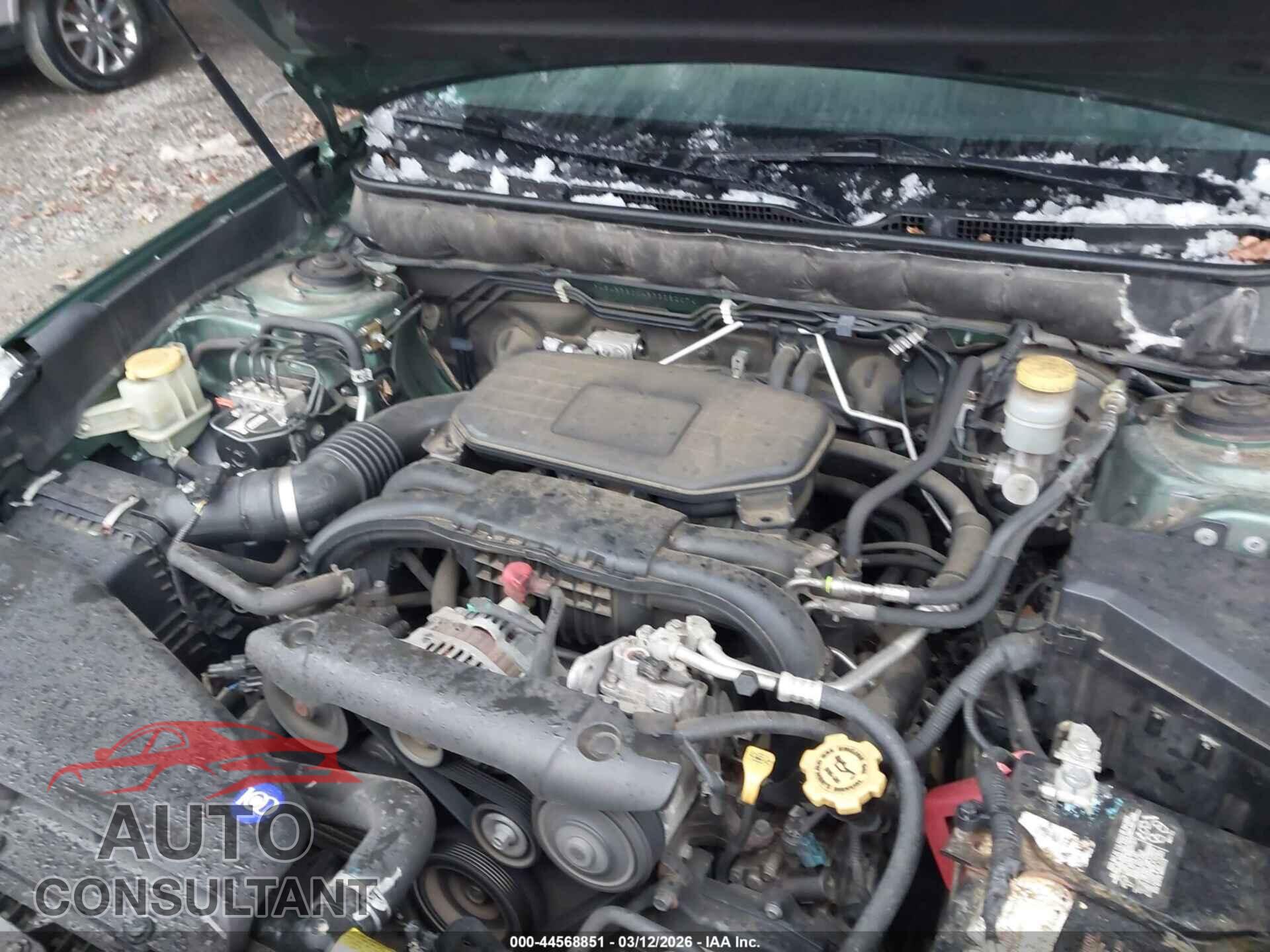 SUBARU OUTBACK 2011 - 4S4BRBCC4B3338207