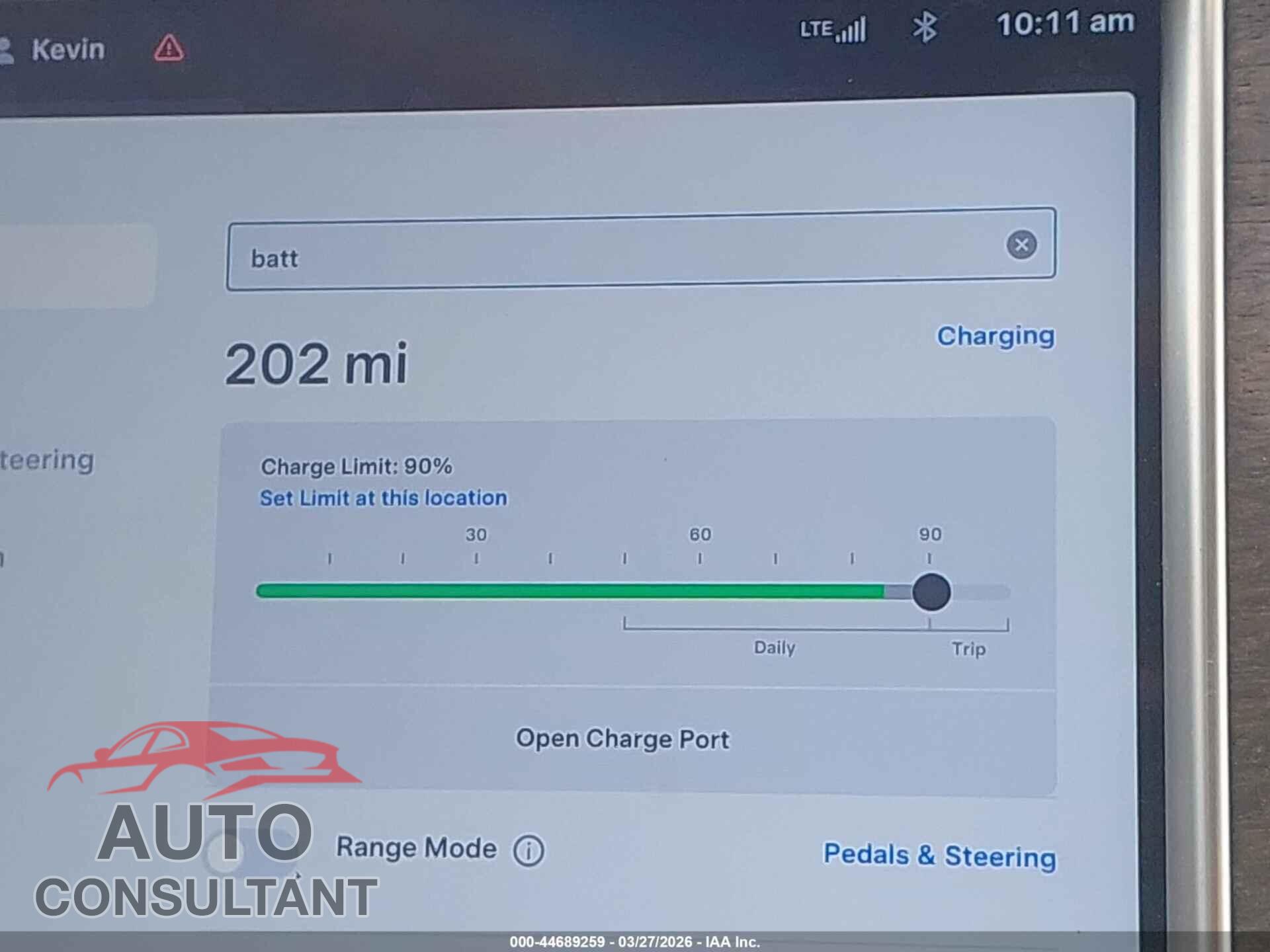 TESLA MODEL S 2013 - 5YJSA1DN2DFP26998