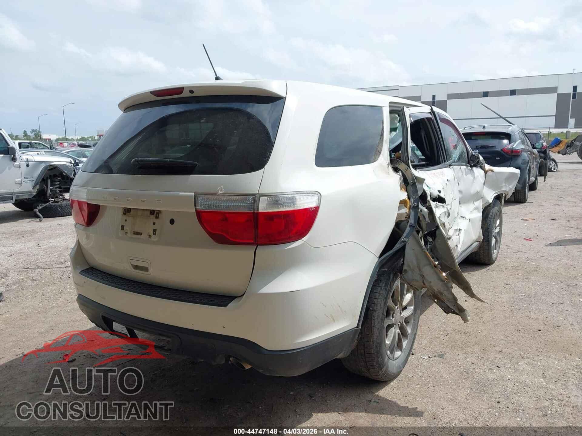DODGE DURANGO 2012 - 1C4RDJFGXCC361387