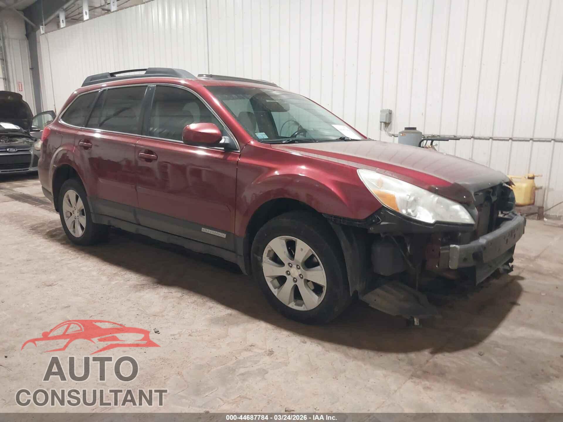 SUBARU OUTBACK 2011 - 4S4BRBLC4B3405193