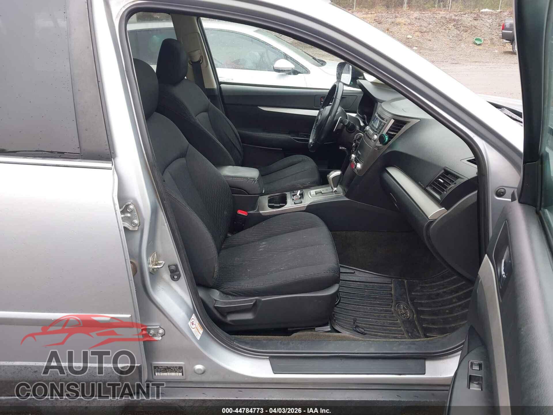 SUBARU OUTBACK 2012 - 4S4BRBGC8C3277343