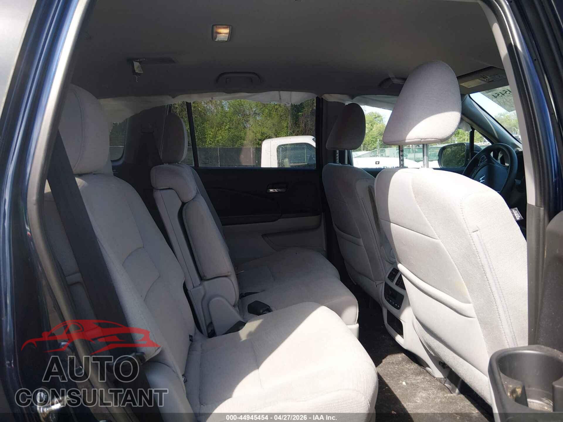 HONDA PILOT 2016 - 5FNYF5H37GB052993