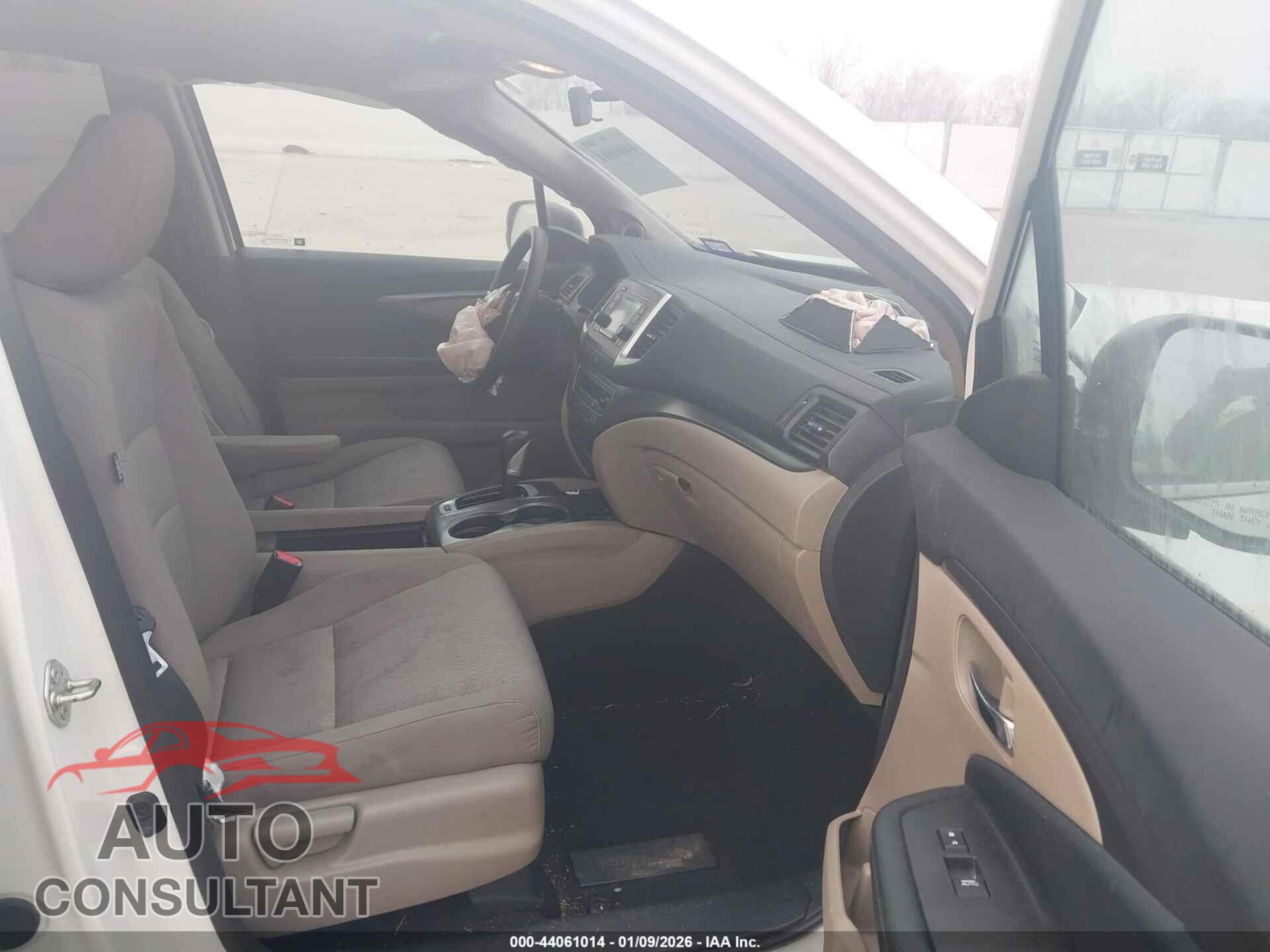 HONDA RIDGELINE 2017 - 5FPYK2F42HB011783