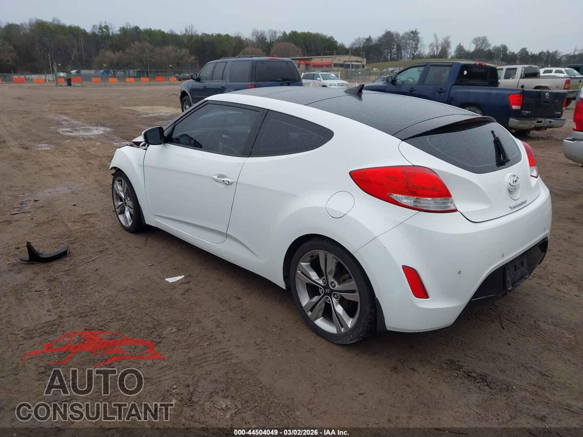 HYUNDAI VELOSTER 2012 - KMHTC6AD9CU066046