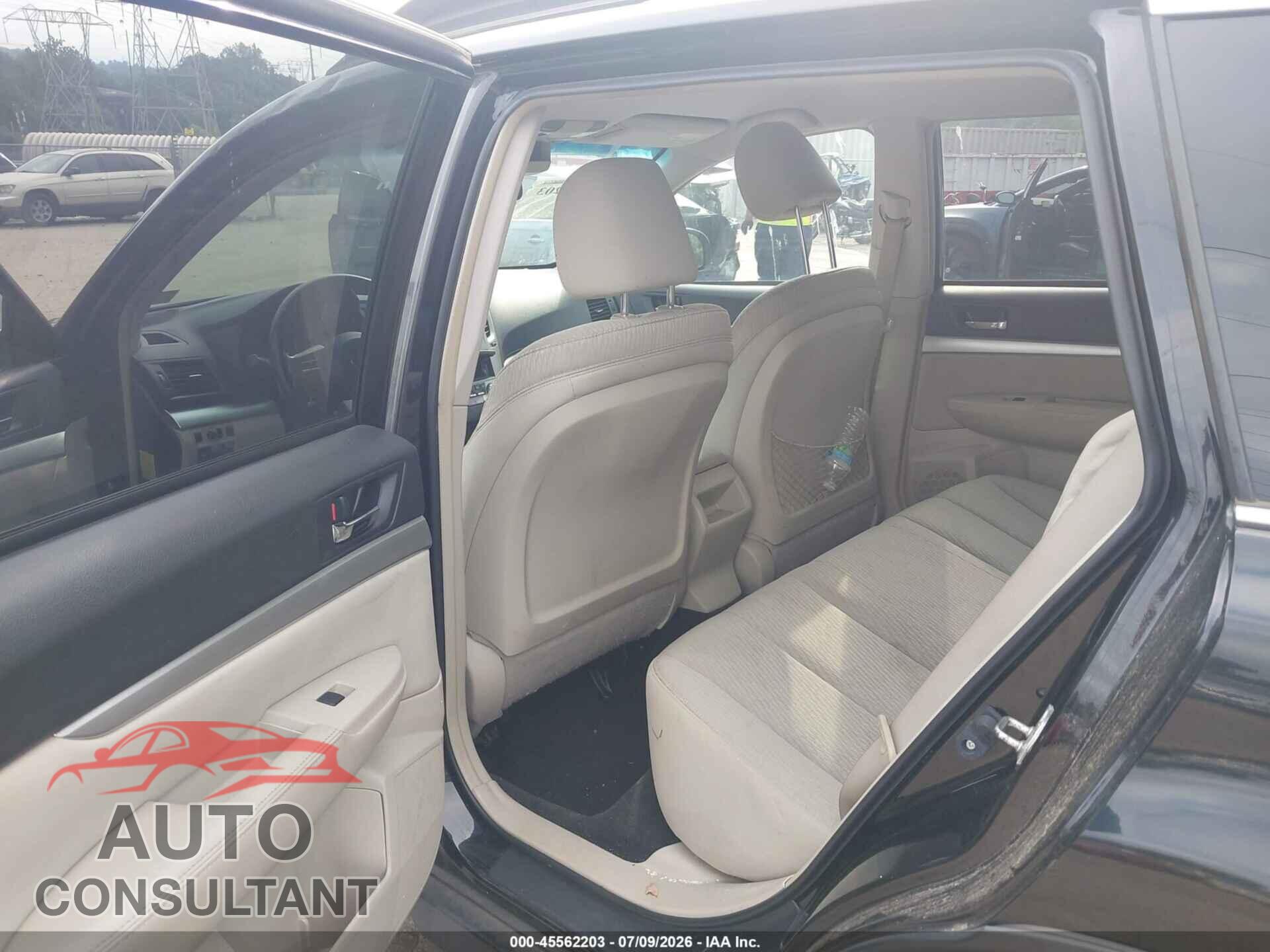 SUBARU OUTBACK 2011 - 4S4BRBCC9B3358596