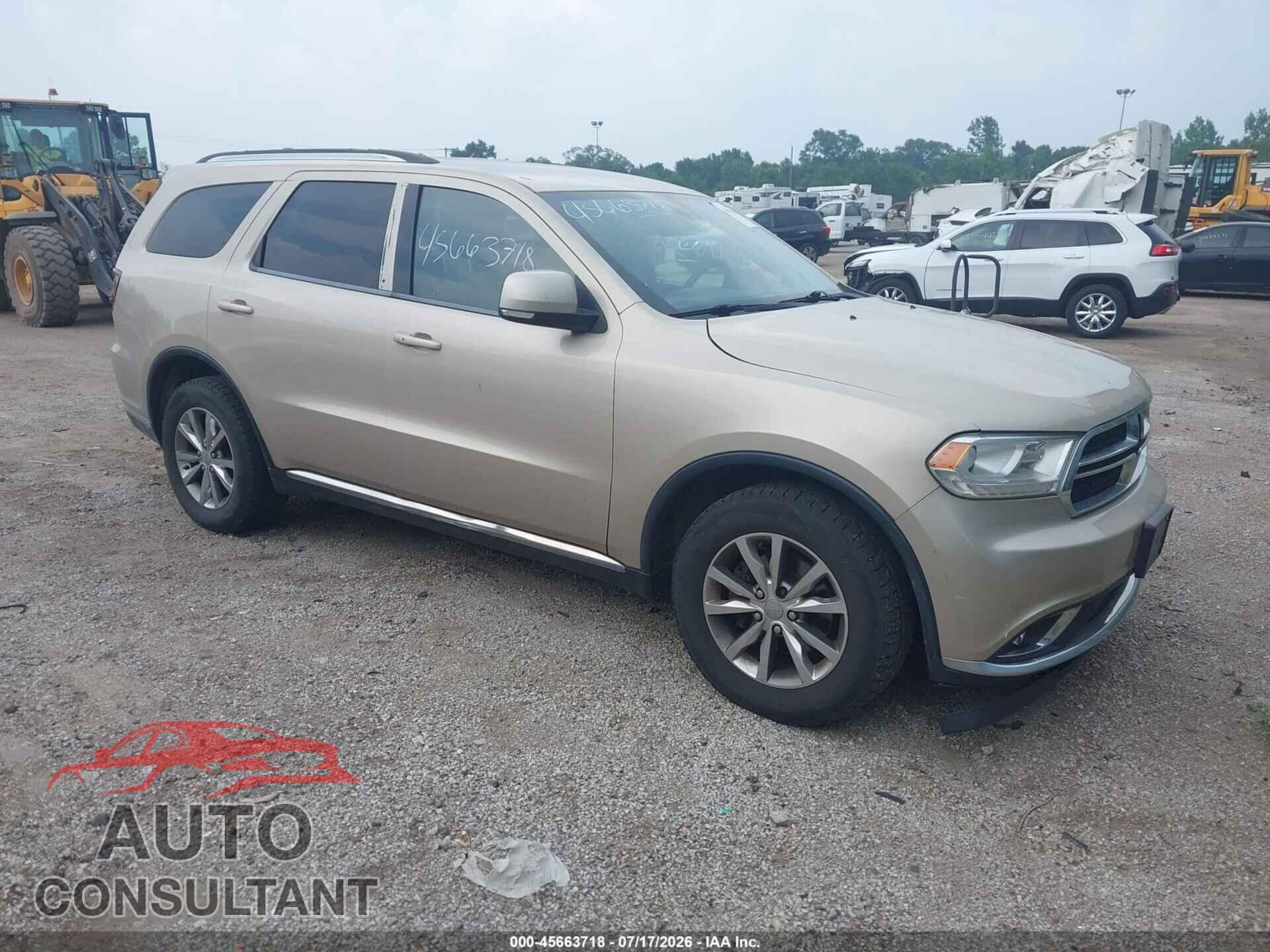 DODGE DURANGO 2014 - 1C4RDJDG3EC475365