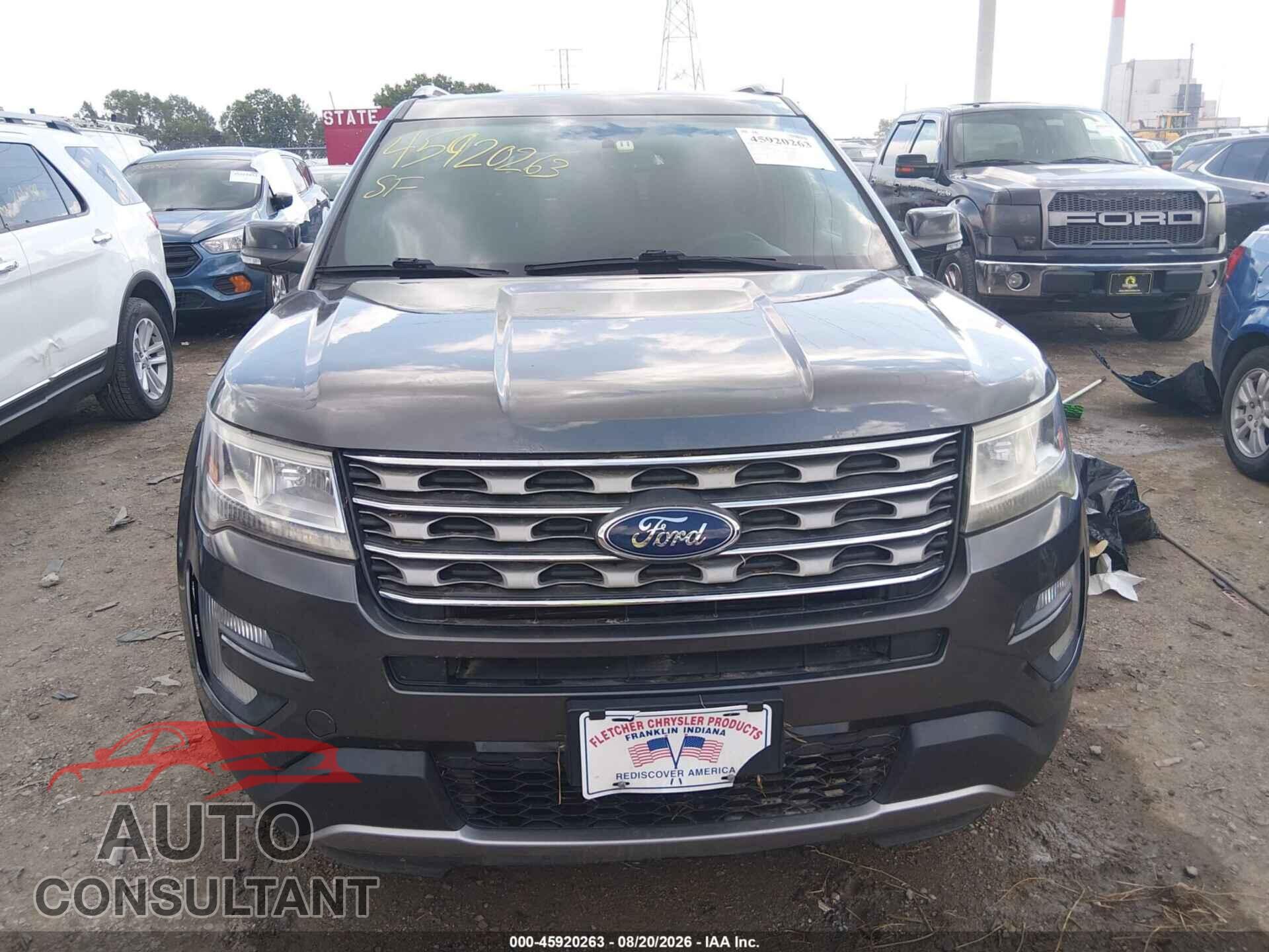 FORD EXPLORER 2017 - 1FM5K8D83HGC89016
