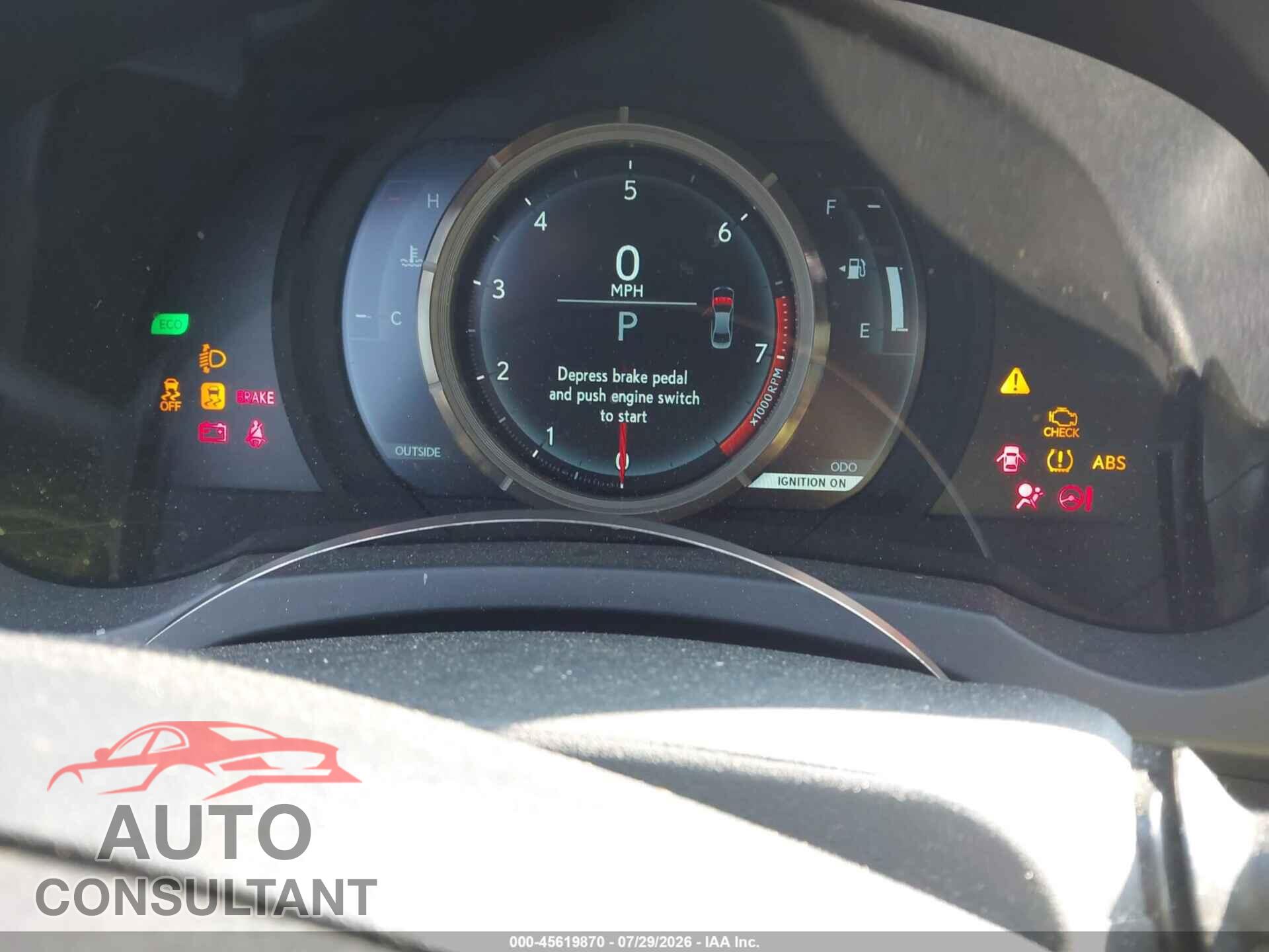 LEXUS IS 350 2014 - JTHBE1D22E5014423