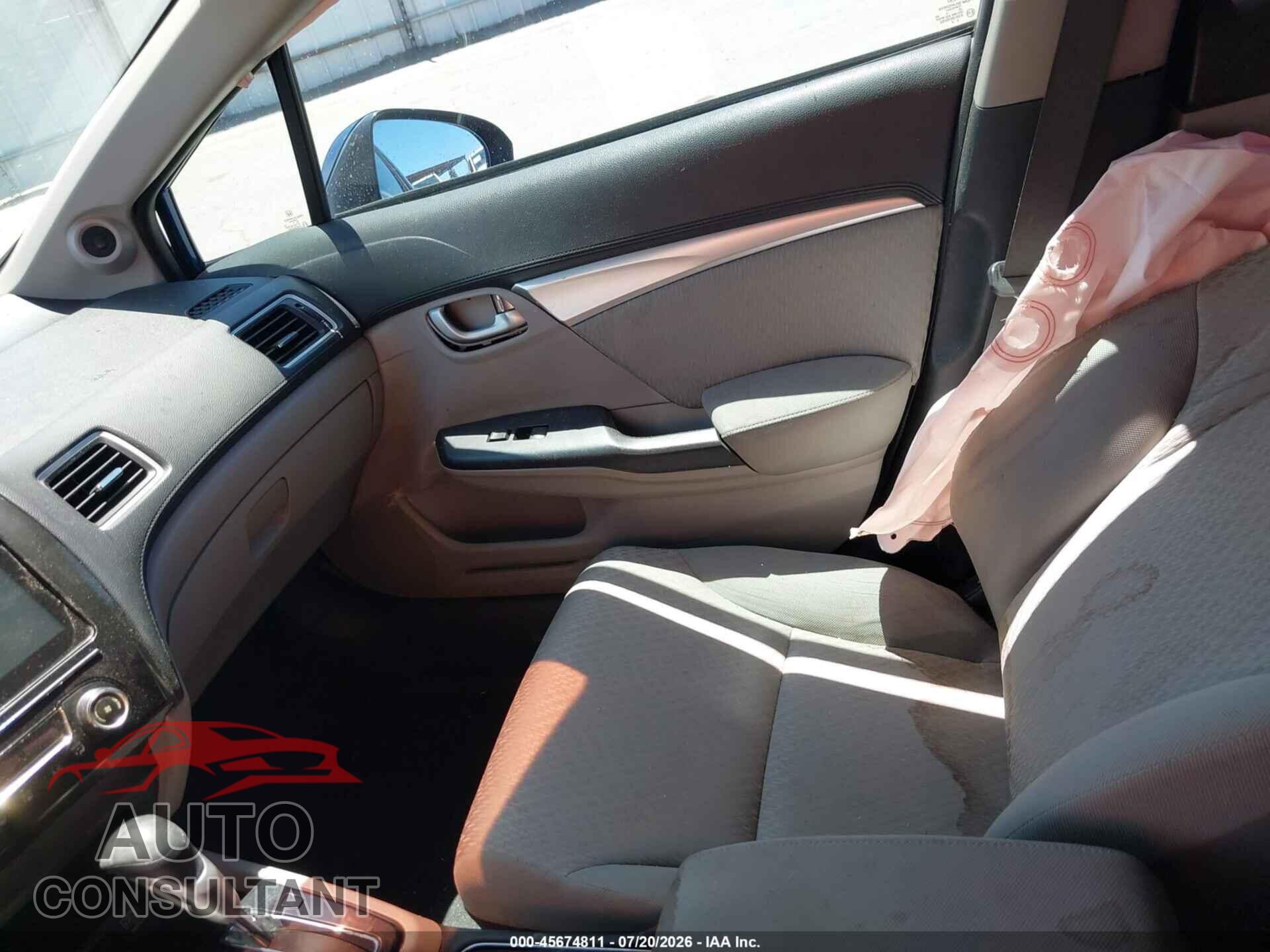 HONDA CIVIC 2014 - 19XFB2F87EE255501