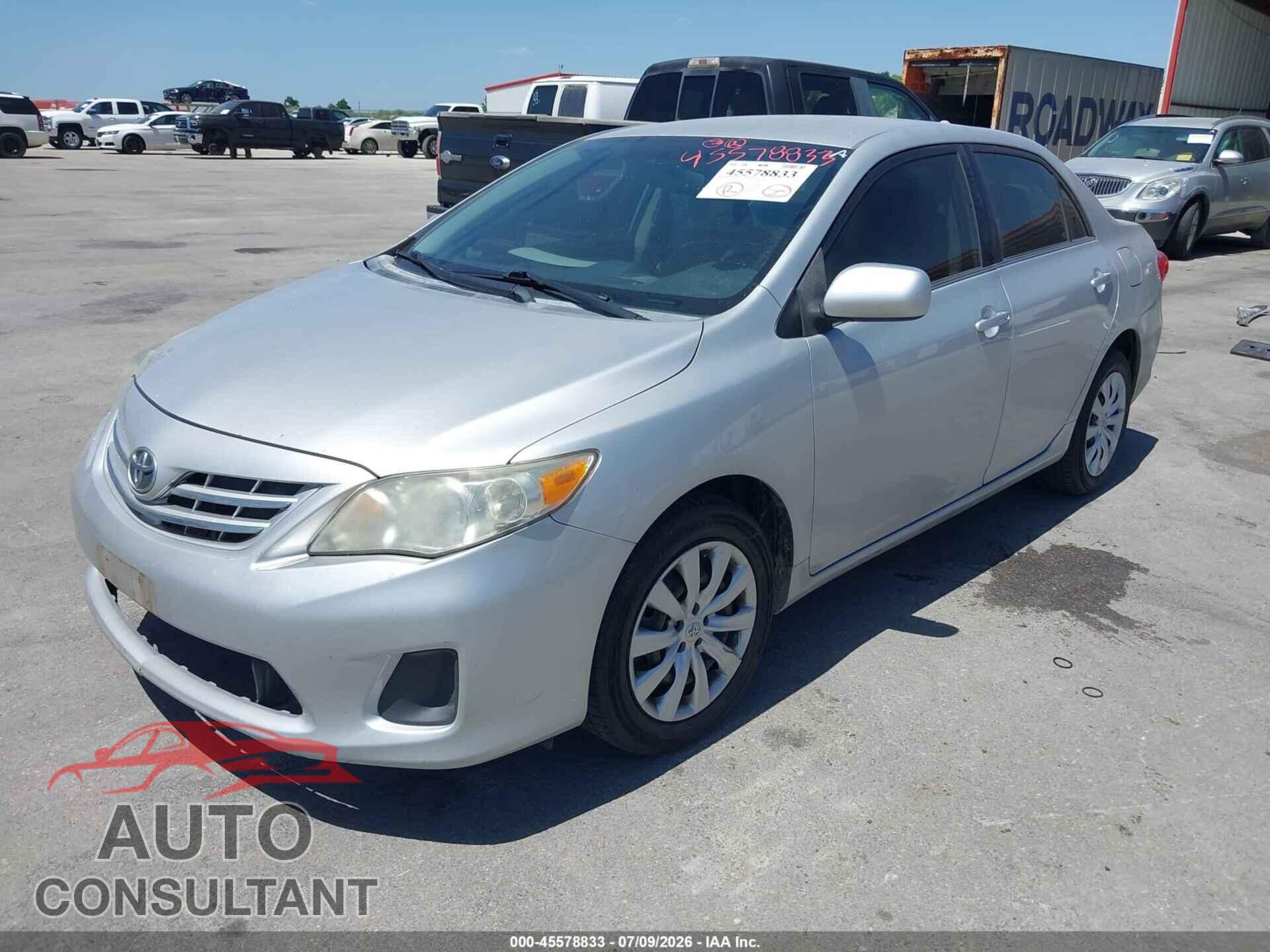 TOYOTA COROLLA 2013 - 5YFBU4EE2DP126798