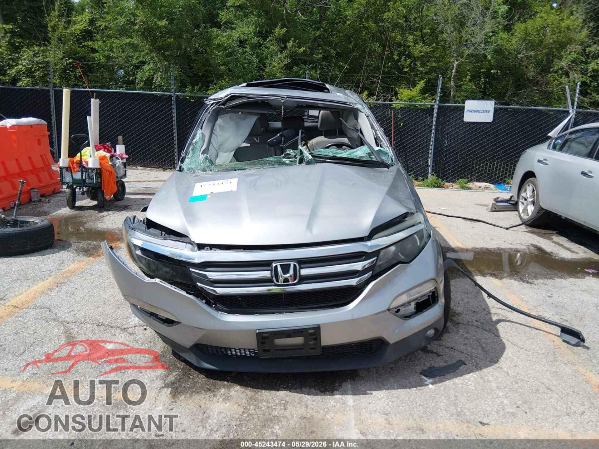HONDA PILOT 2017 - 5FNYF6H51HB030058