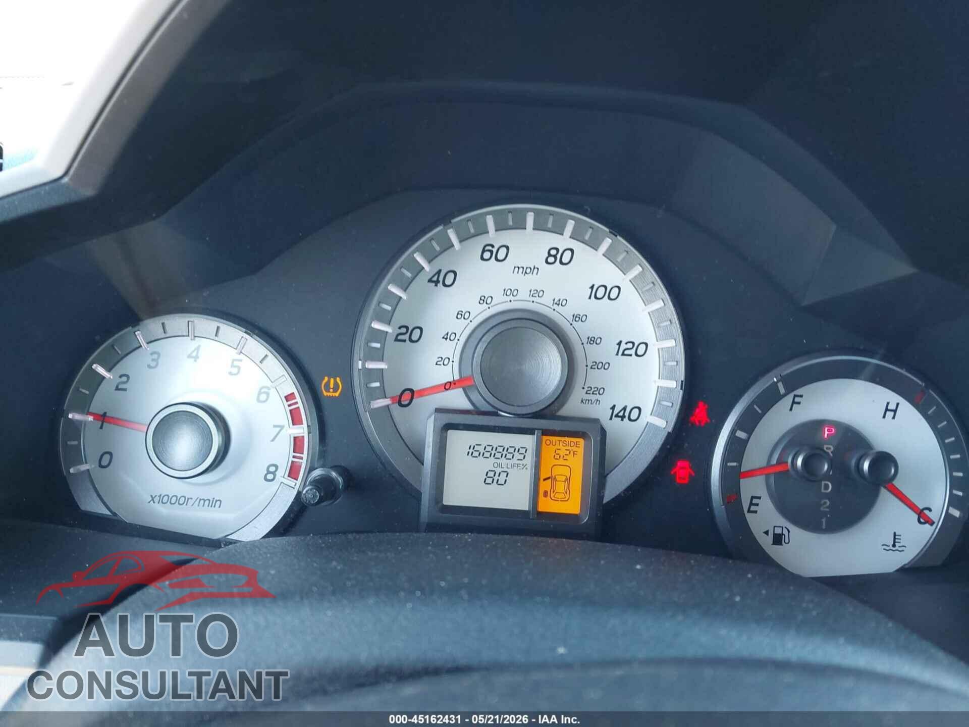HONDA PILOT 2013 - 5FNYF4H44DB082144