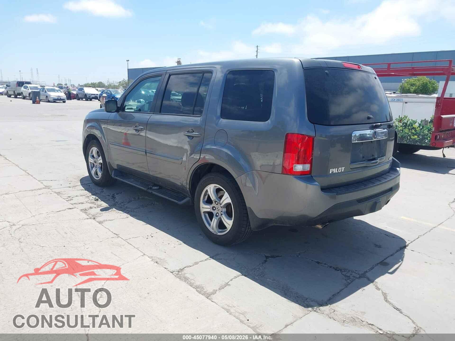 HONDA PILOT 2013 - 5FNYF4H76DB062486