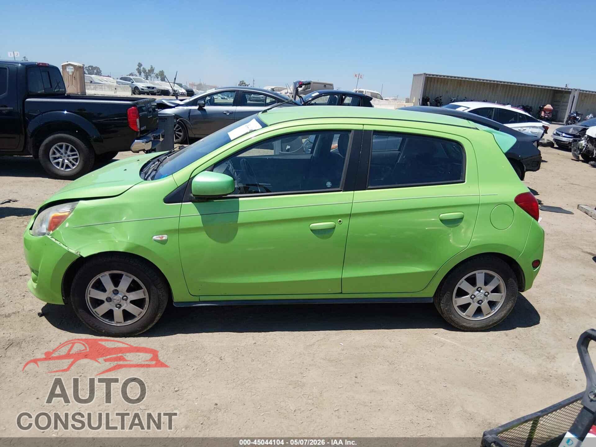 MITSUBISHI MIRAGE 2014 - ML32A4HJ9EH024741