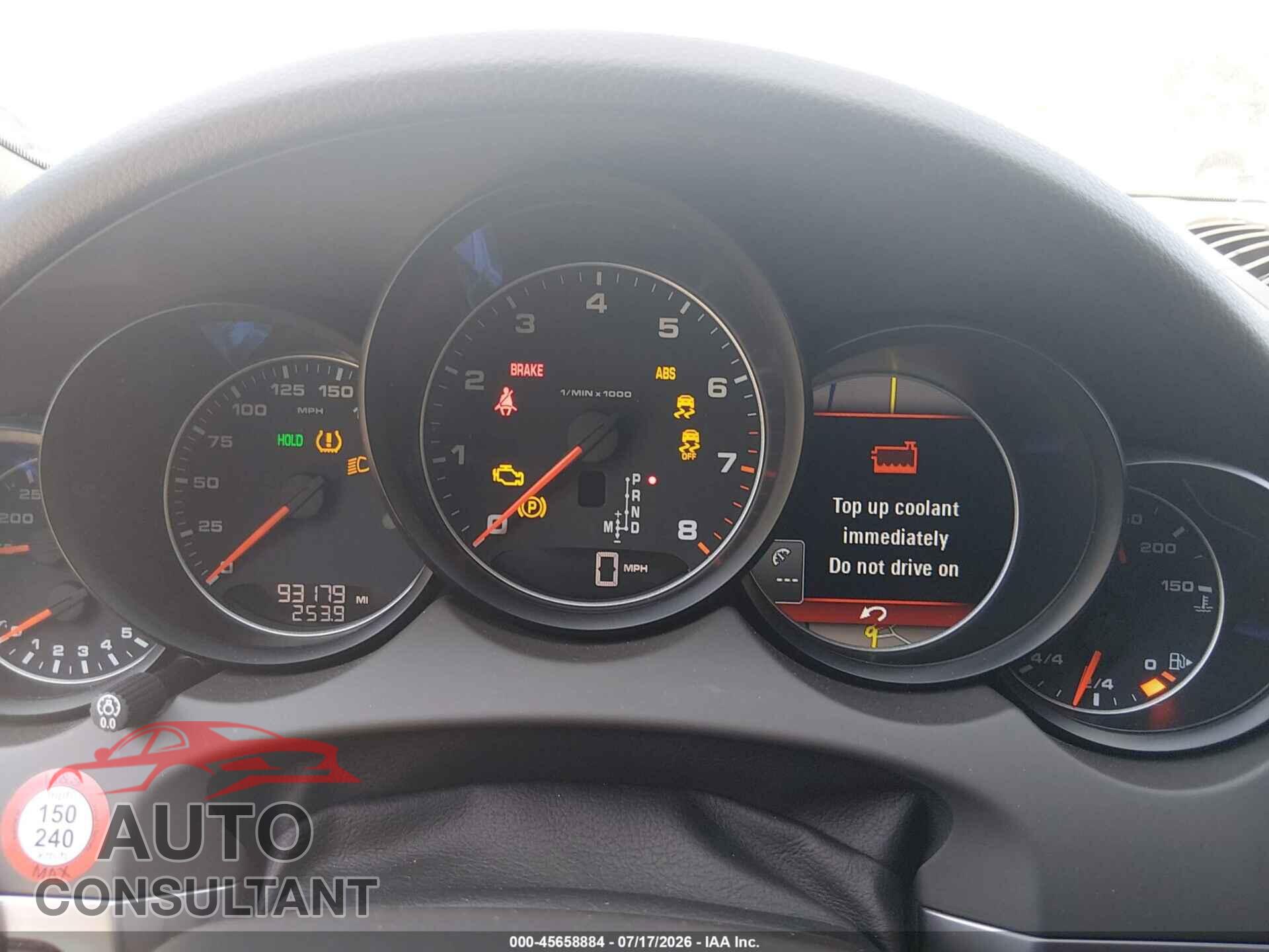PORSCHE CAYENNE 2016 - WP1AA2A22GKA11690