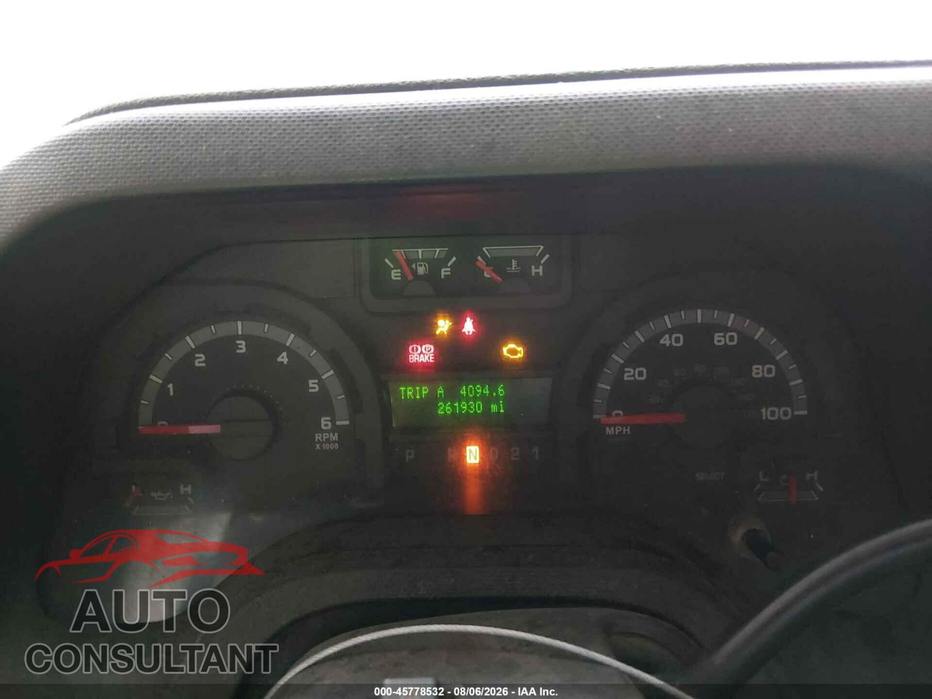 FORD E-250 2014 - 1FTNE2EL8EDA25234