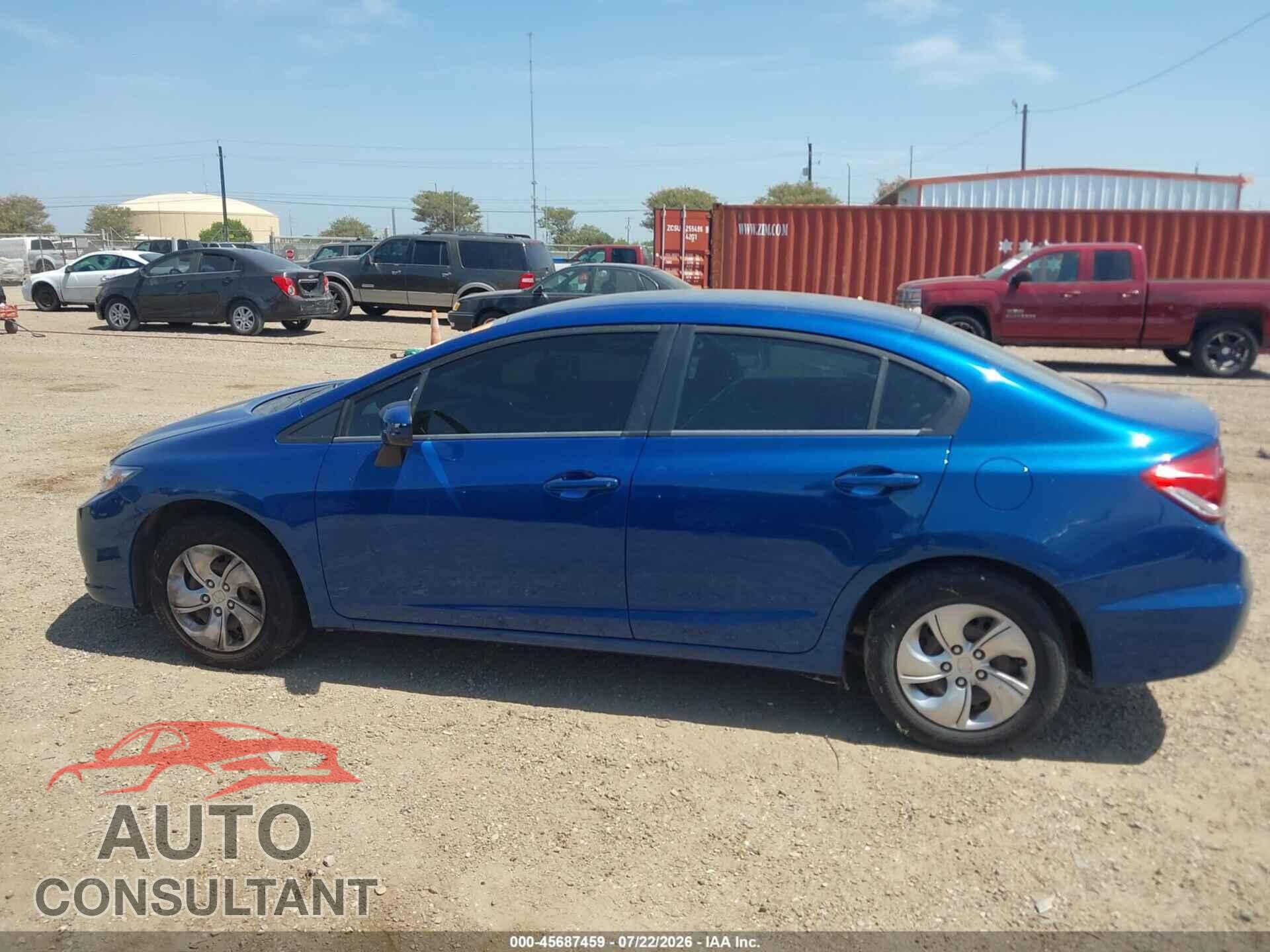HONDA CIVIC 2014 - 19XFB2F59EE030633