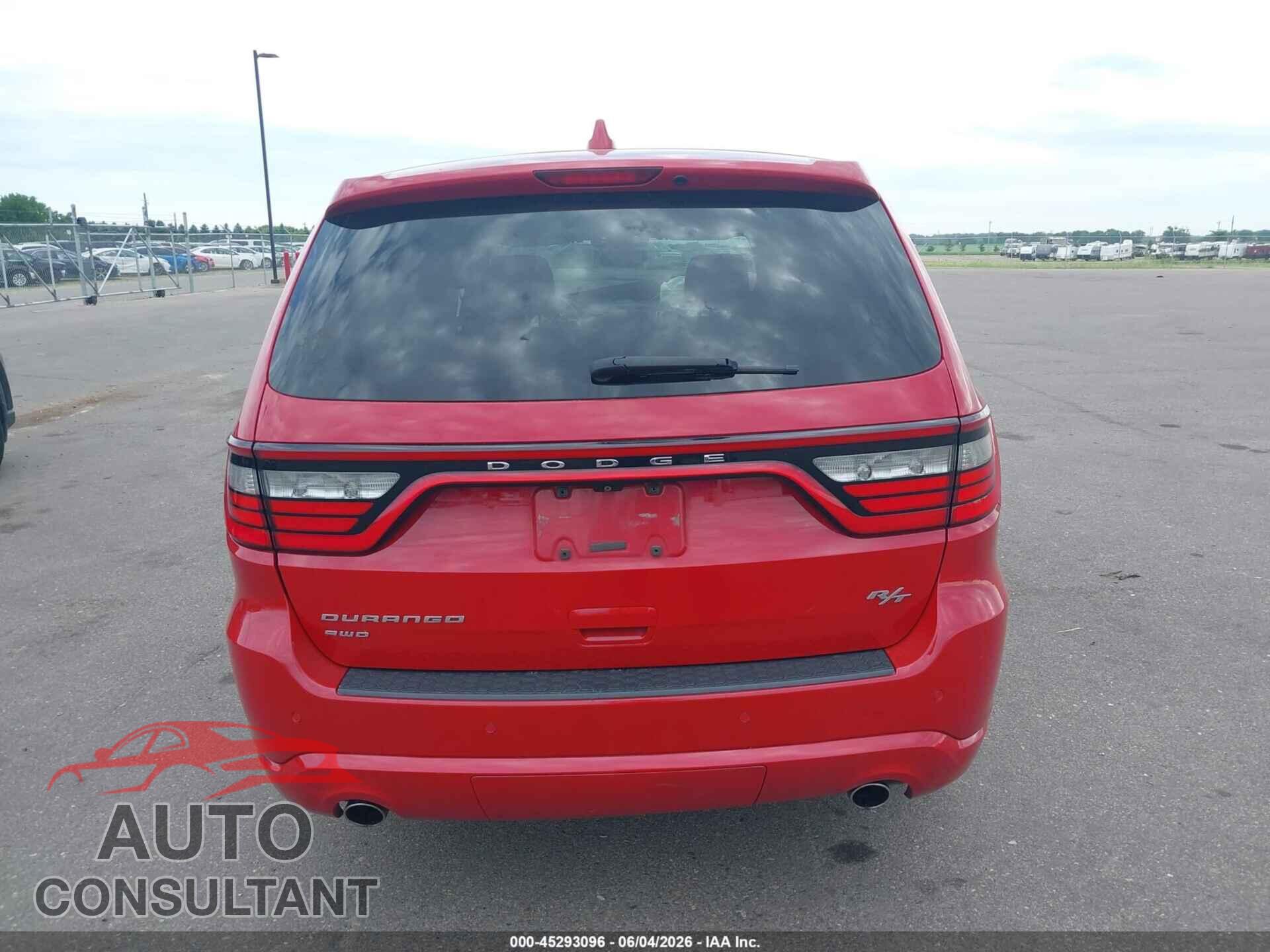 DODGE DURANGO 2017 - 1C4SDJCT6HC660045