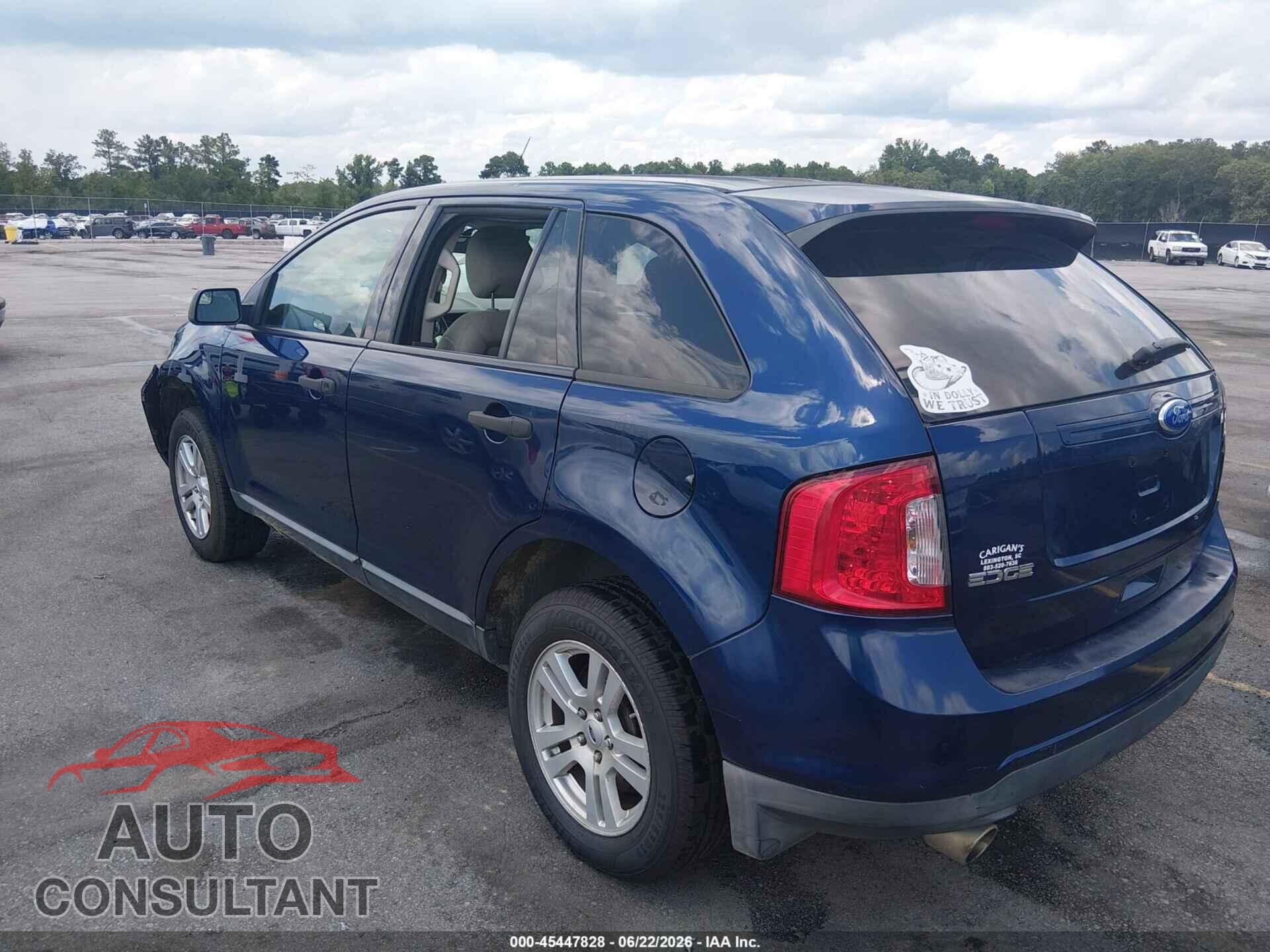 FORD EDGE 2012 - 2FMDK3GC9CBA71791