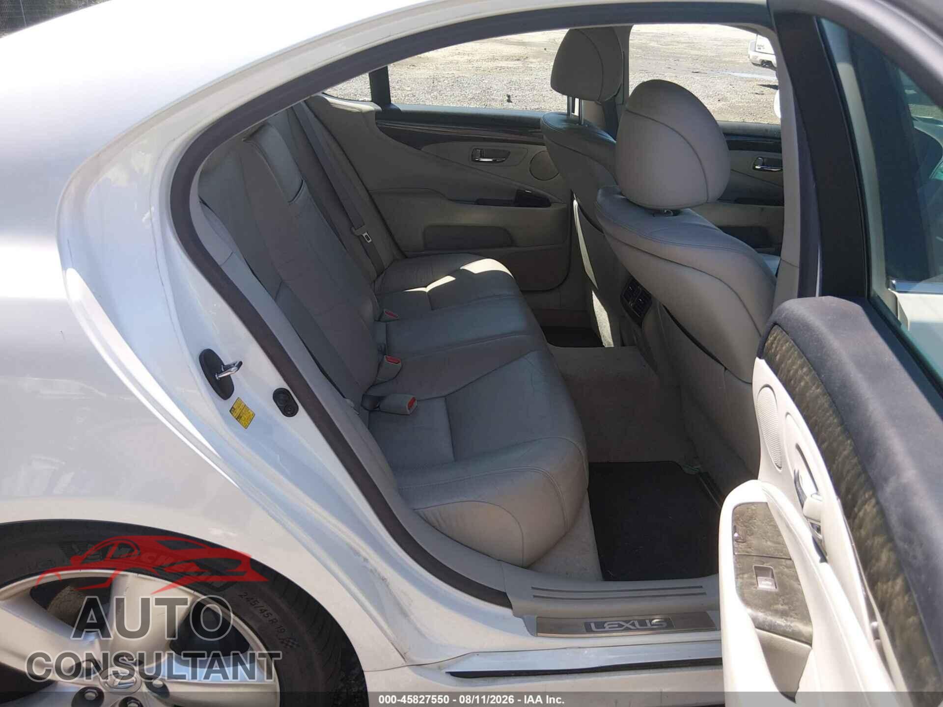 LEXUS LS 460 2010 - JTHBL5EF4A5094896