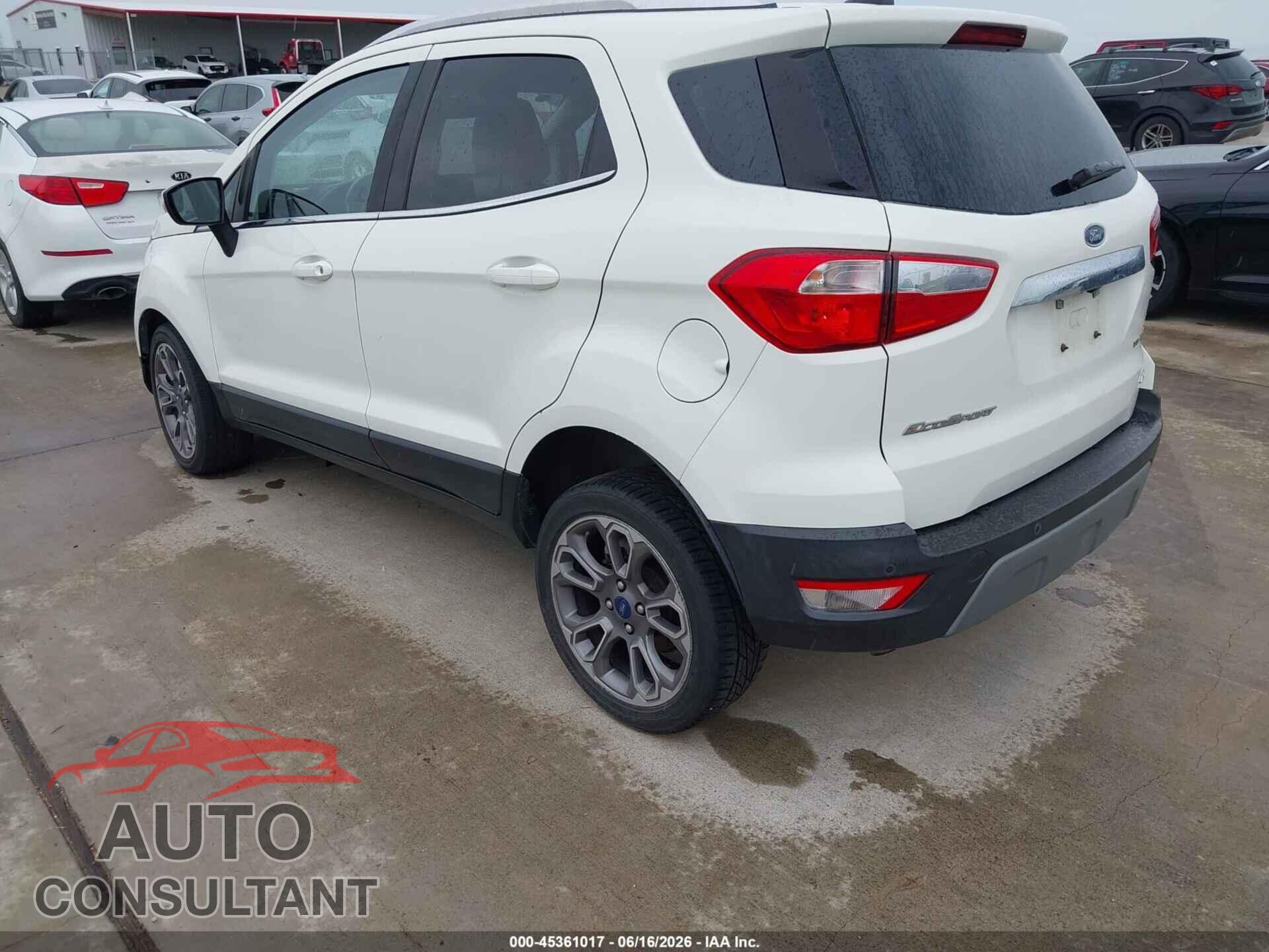 FORD ECOSPORT 2020 - MAJ6S3KL0LC349200