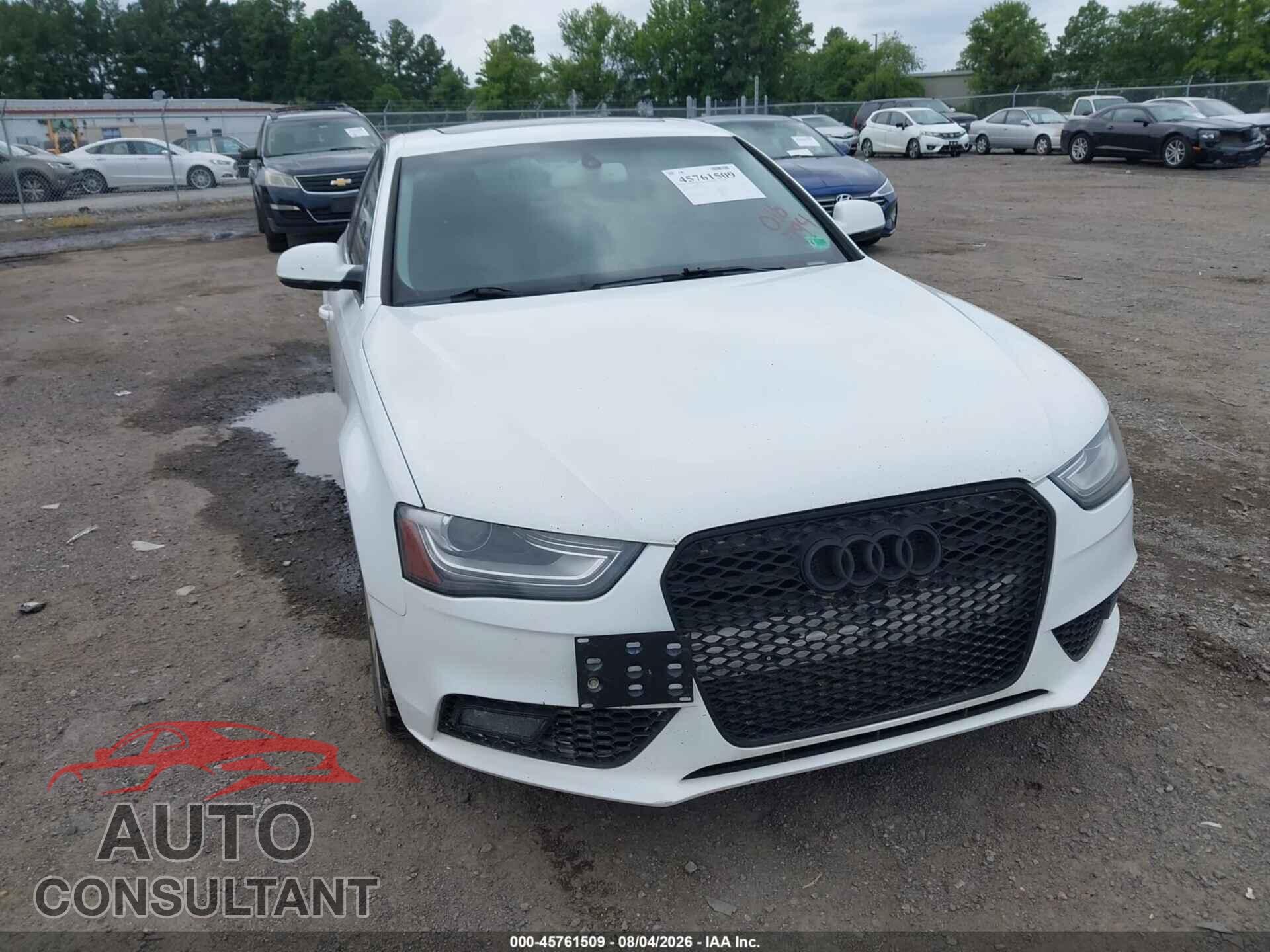 AUDI A4 2013 - WAUFFAFL0DN018794