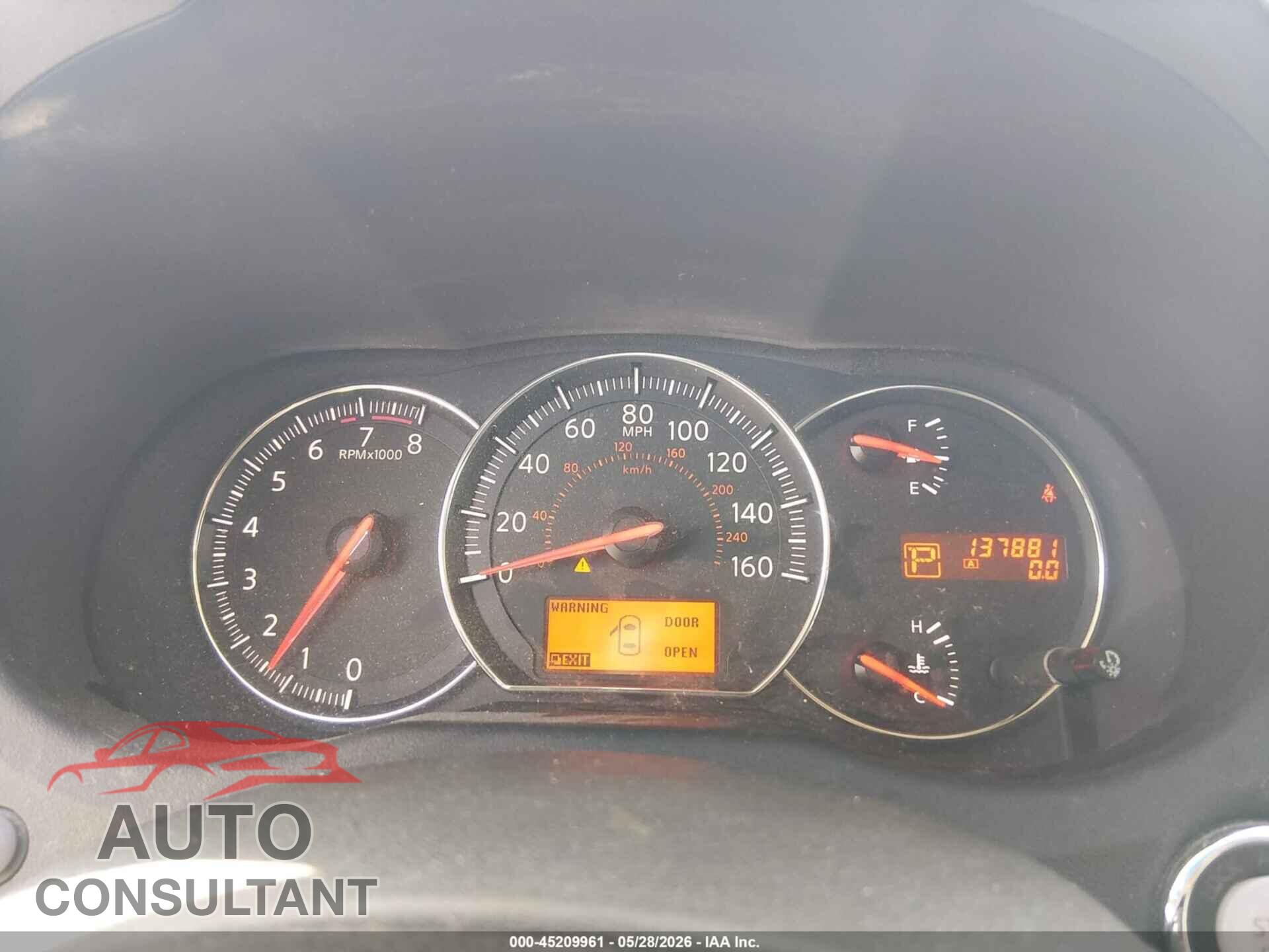 NISSAN MAXIMA 2009 - 1N4AA51E49C828501