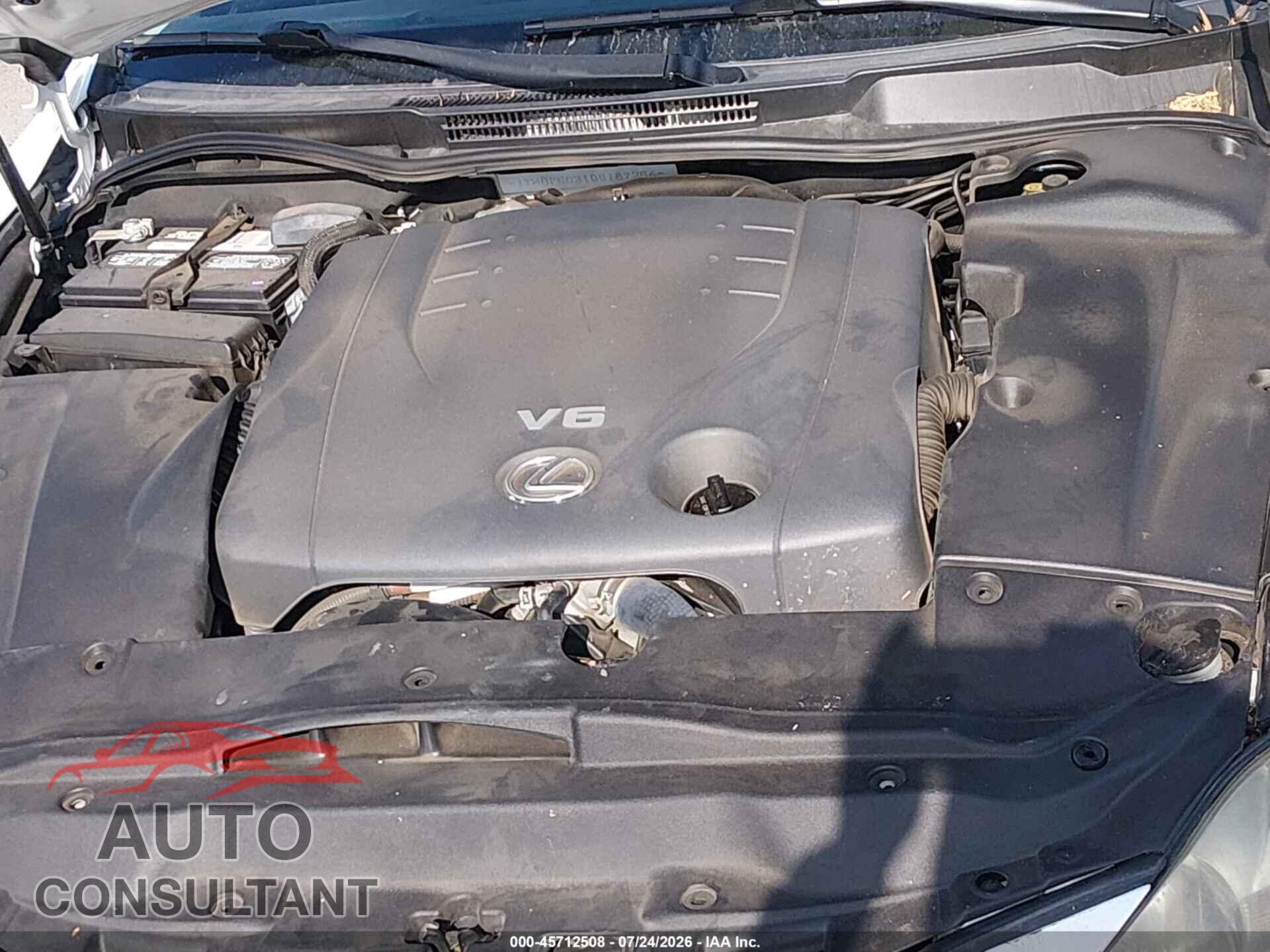 LEXUS IS 250 2013 - JTHBF5C21D5187256