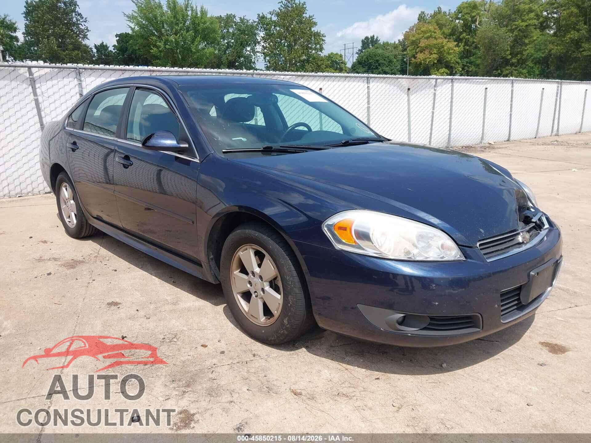 CHEVROLET IMPALA 2011 - 2G1WG5EK7B1237372