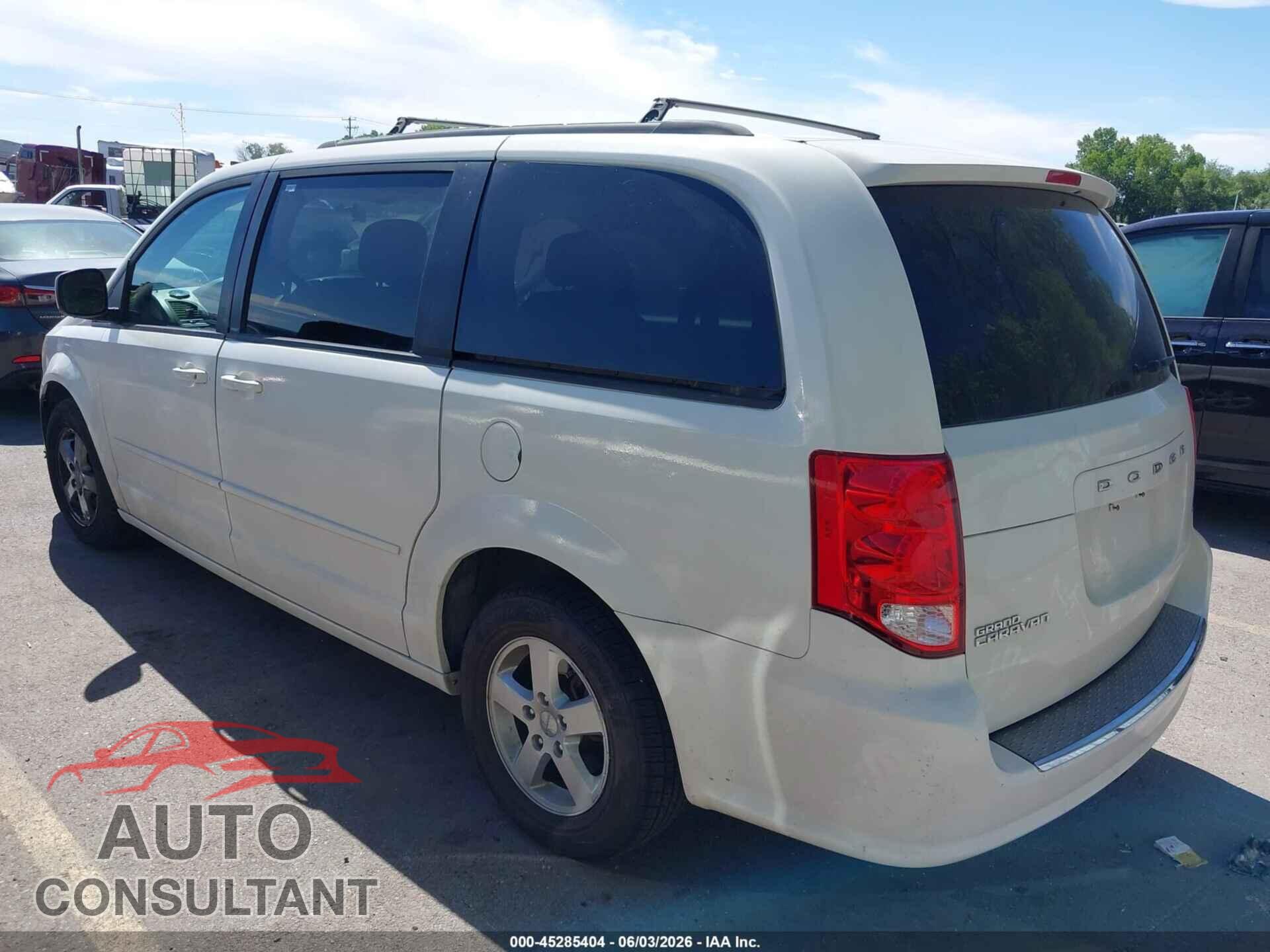 DODGE GRAND CARAVAN 2013 - 2C4RDGCG2DR626609