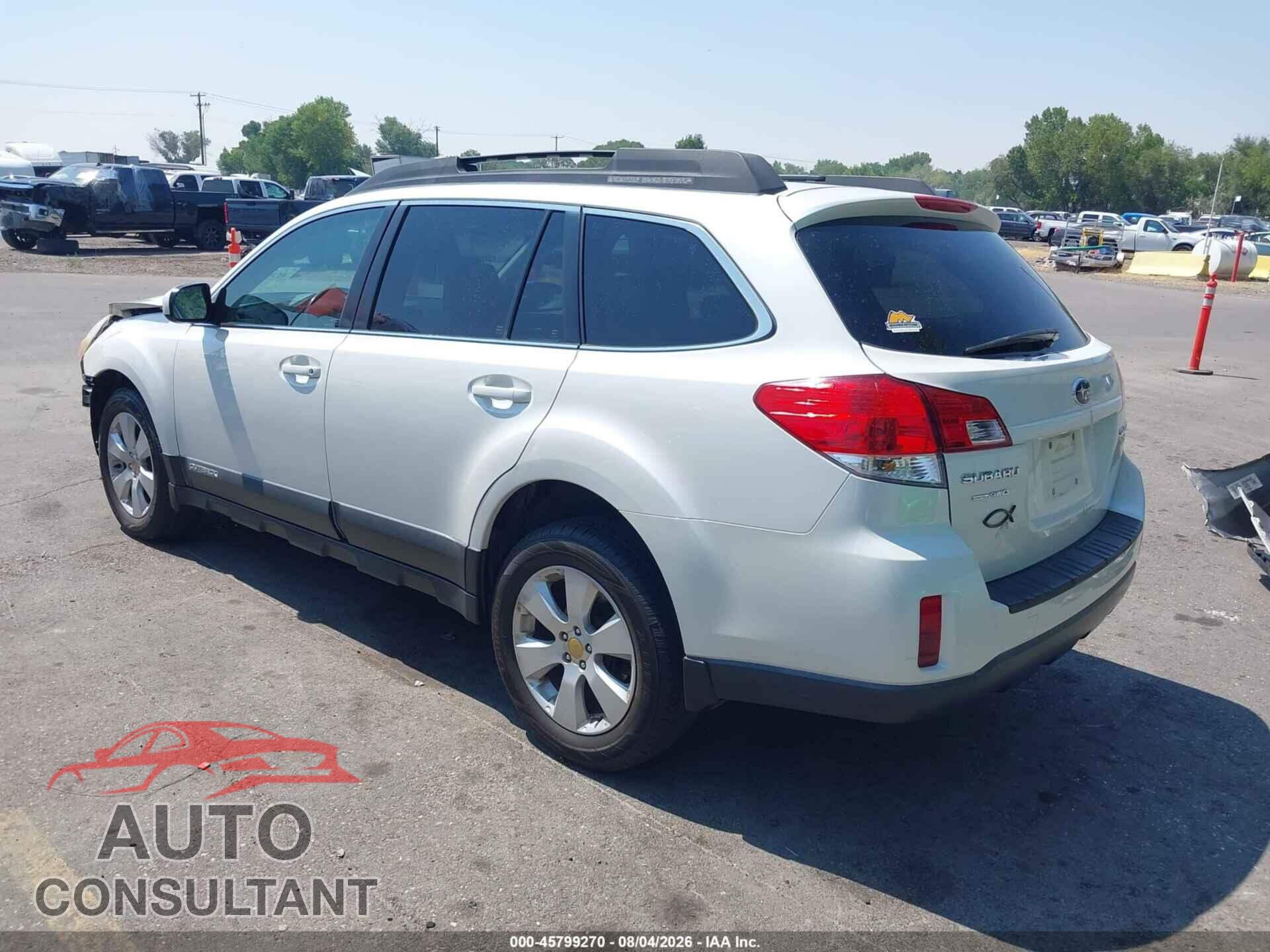 SUBARU OUTBACK 2010 - 4S4BRCCC4A3321458