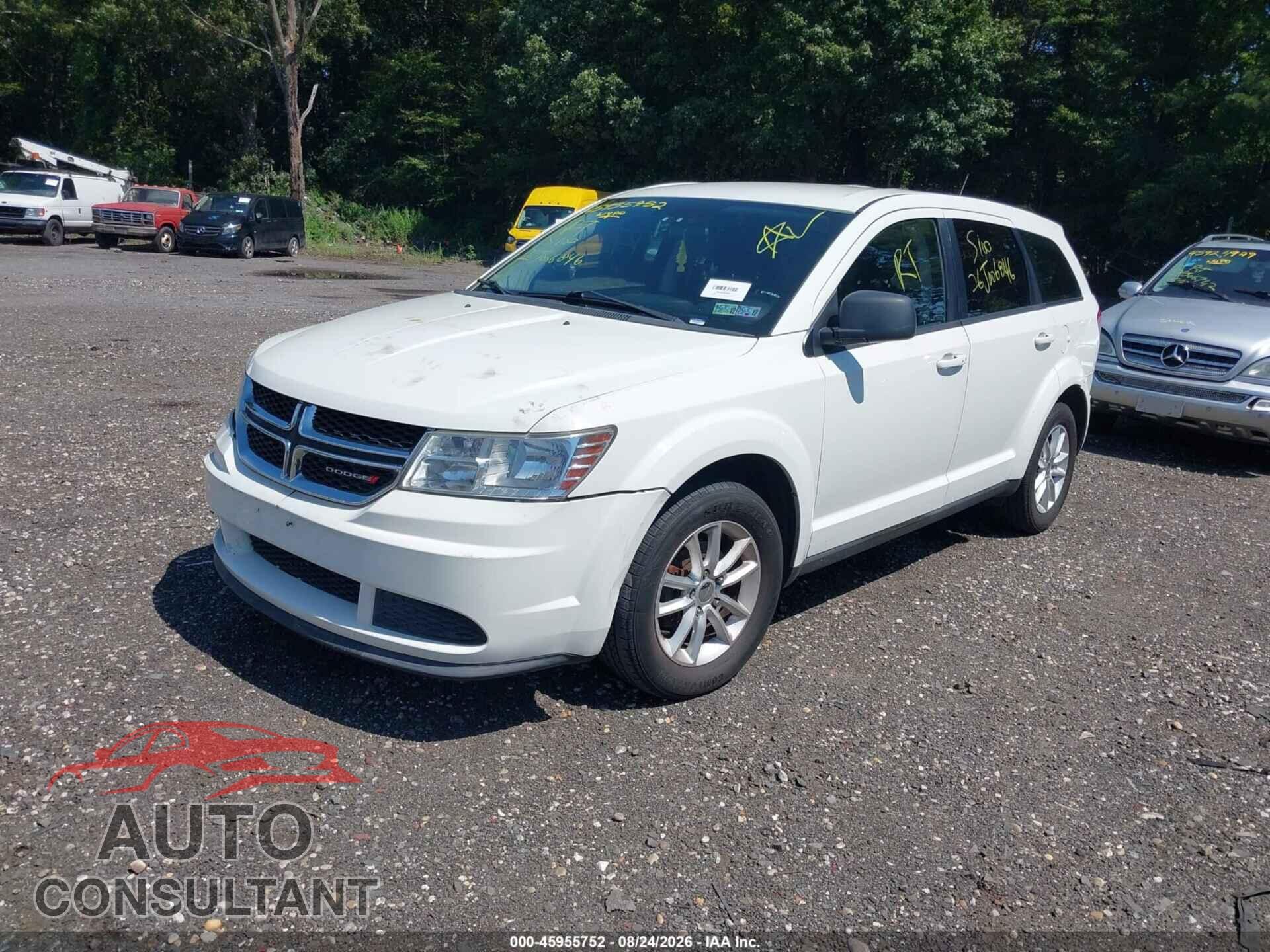 DODGE JOURNEY 2012 - 3C4PDCAB8CT304673