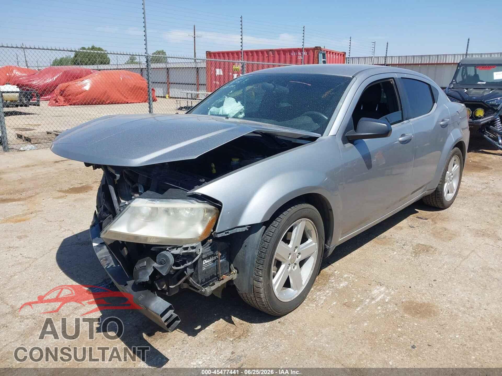 DODGE AVENGER 2013 - 1C3CDZAB0DN530701
