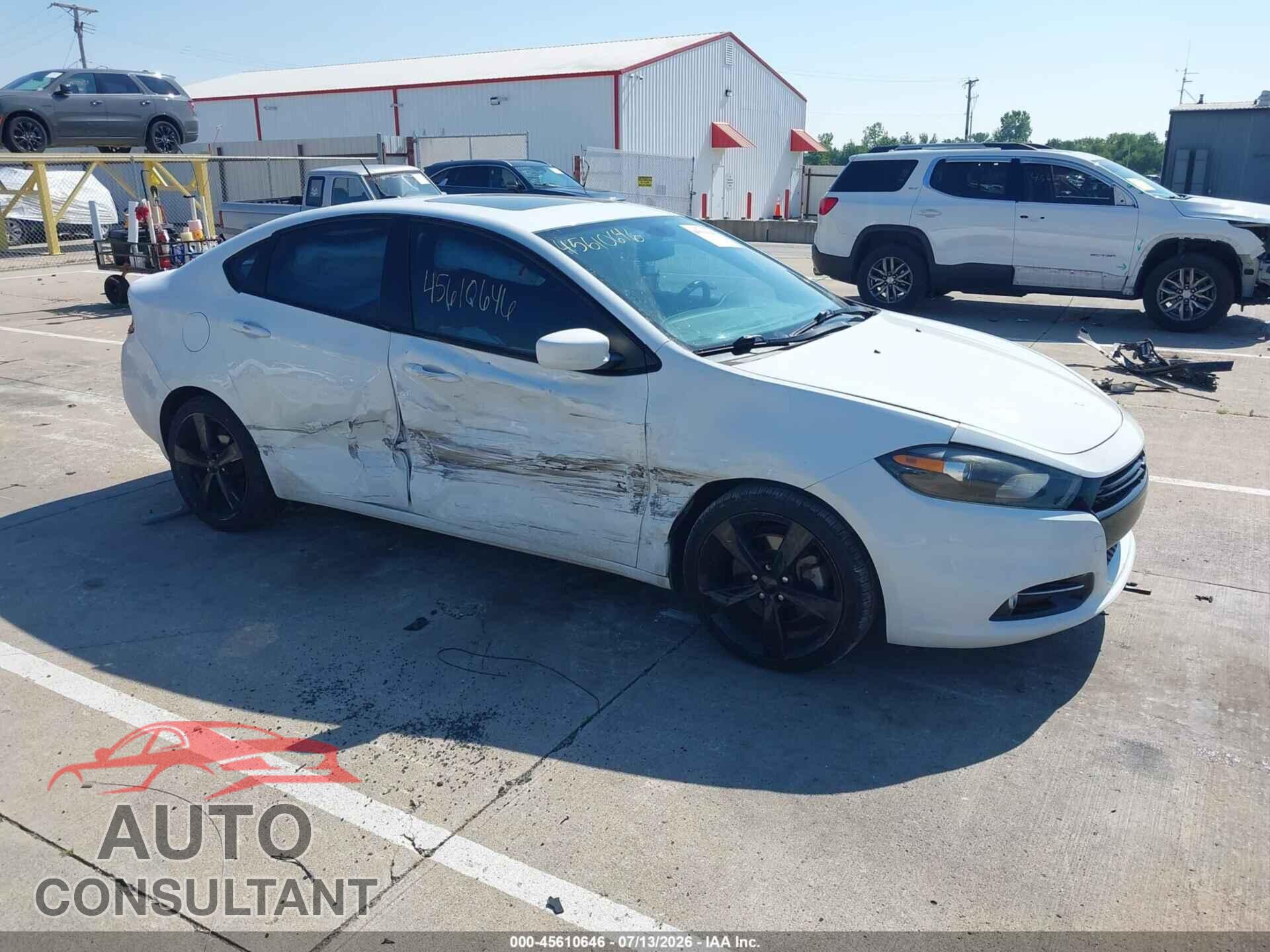 DODGE DART 2014 - 1C3CDFBB6ED903244