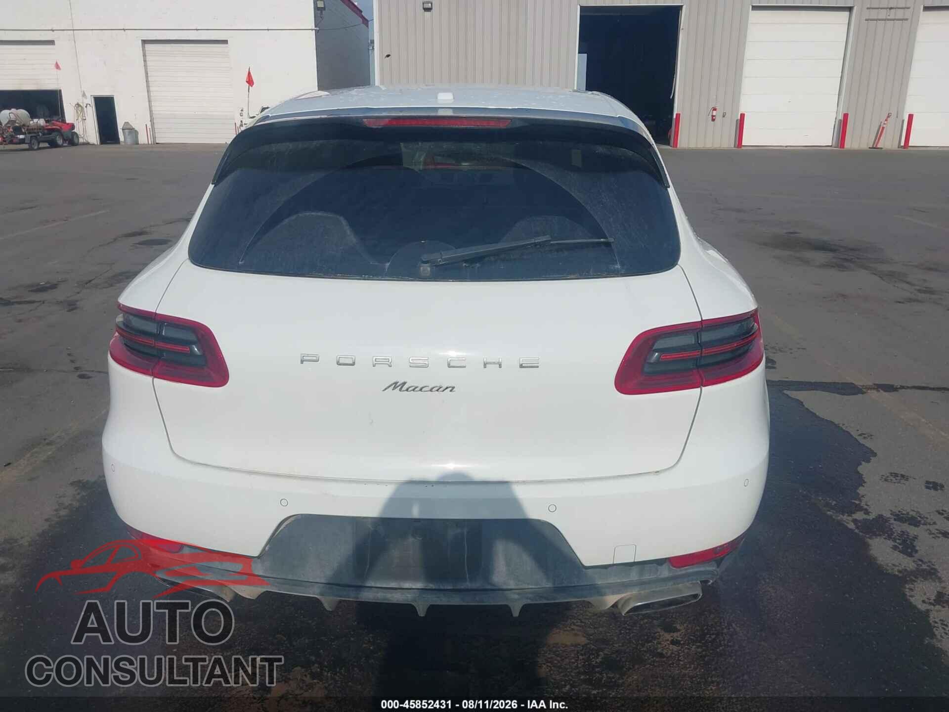 PORSCHE MACAN 2018 - WP1AA2A59JLB01575