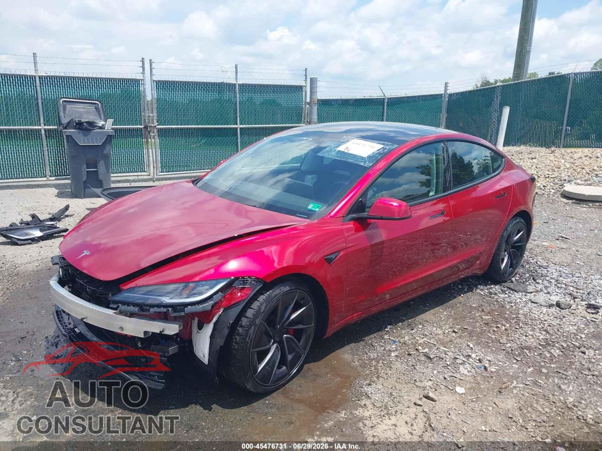 TESLA MODEL 3 2024 - 5YJ3E1ET2RF849276