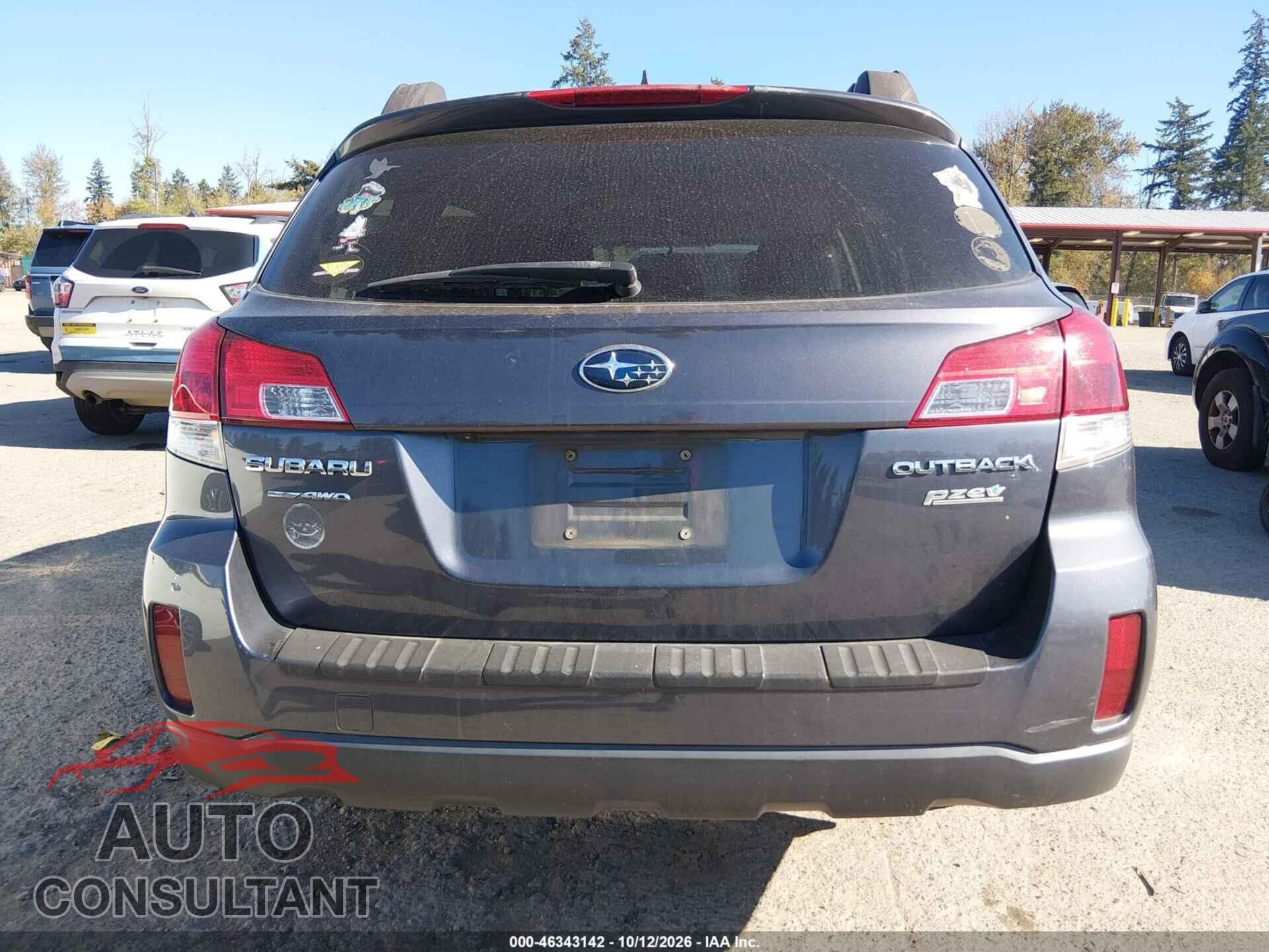 SUBARU OUTBACK 2014 - 4S4BRBLC8E3299206