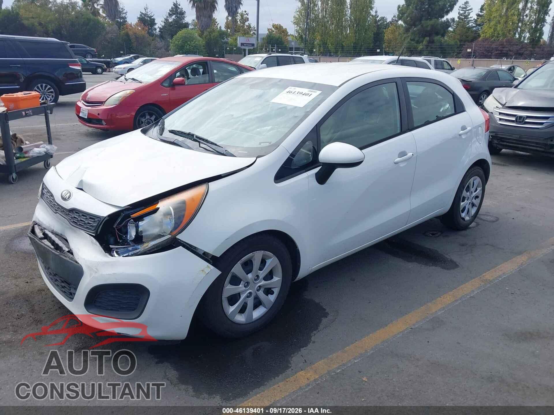 KIA RIO 2014 - KNADM5A37E6372142