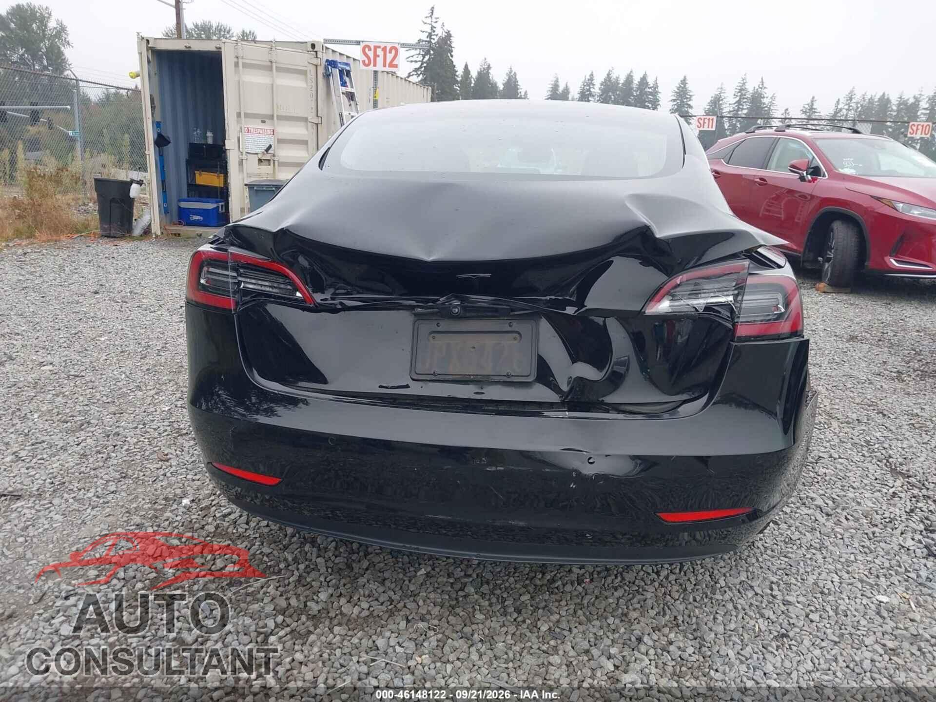 TESLA MODEL 3 2019 - 5YJ3E1EA7KF395854