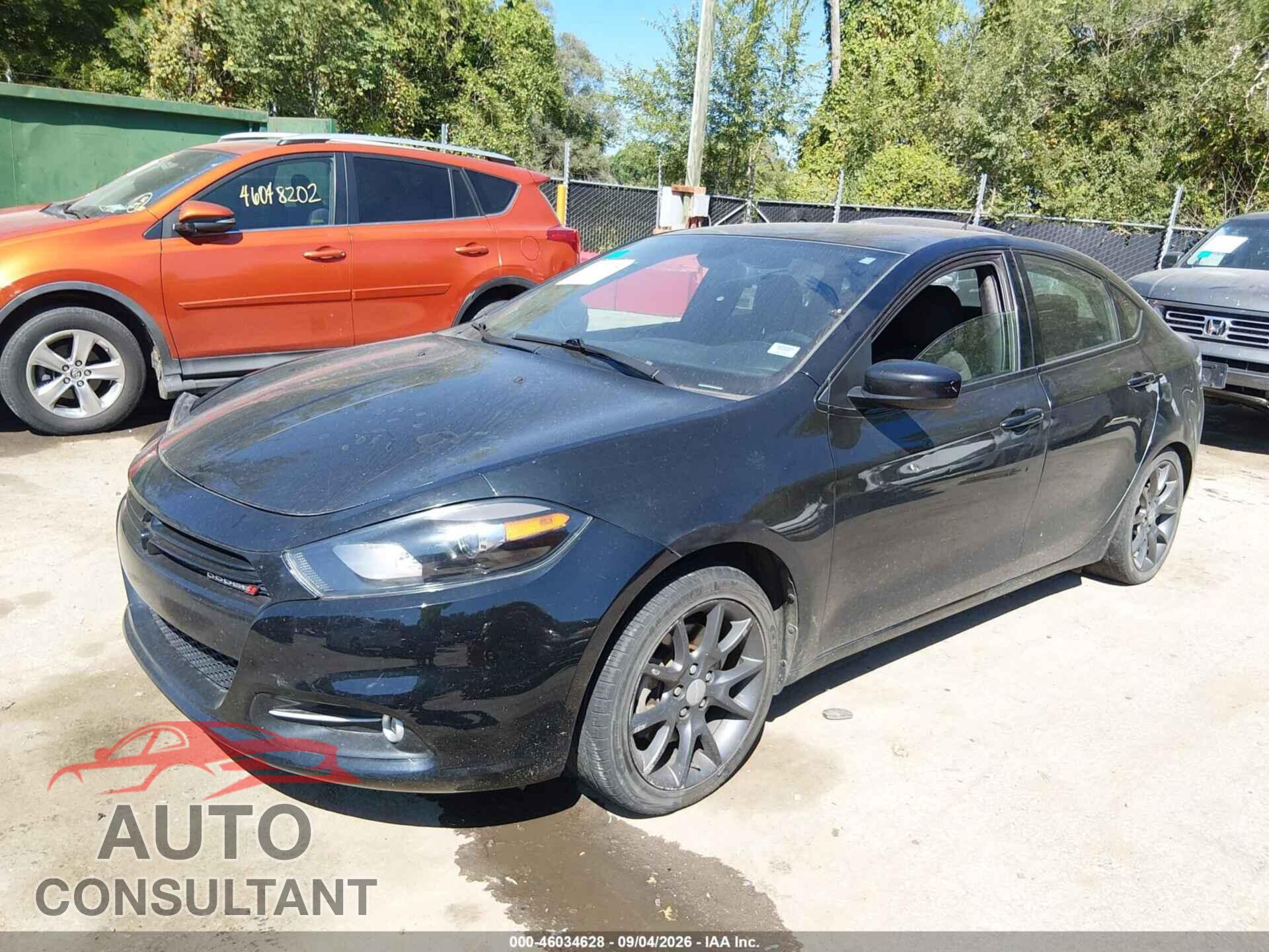 DODGE DART 2015 - 1C3CDFBB2FD301927