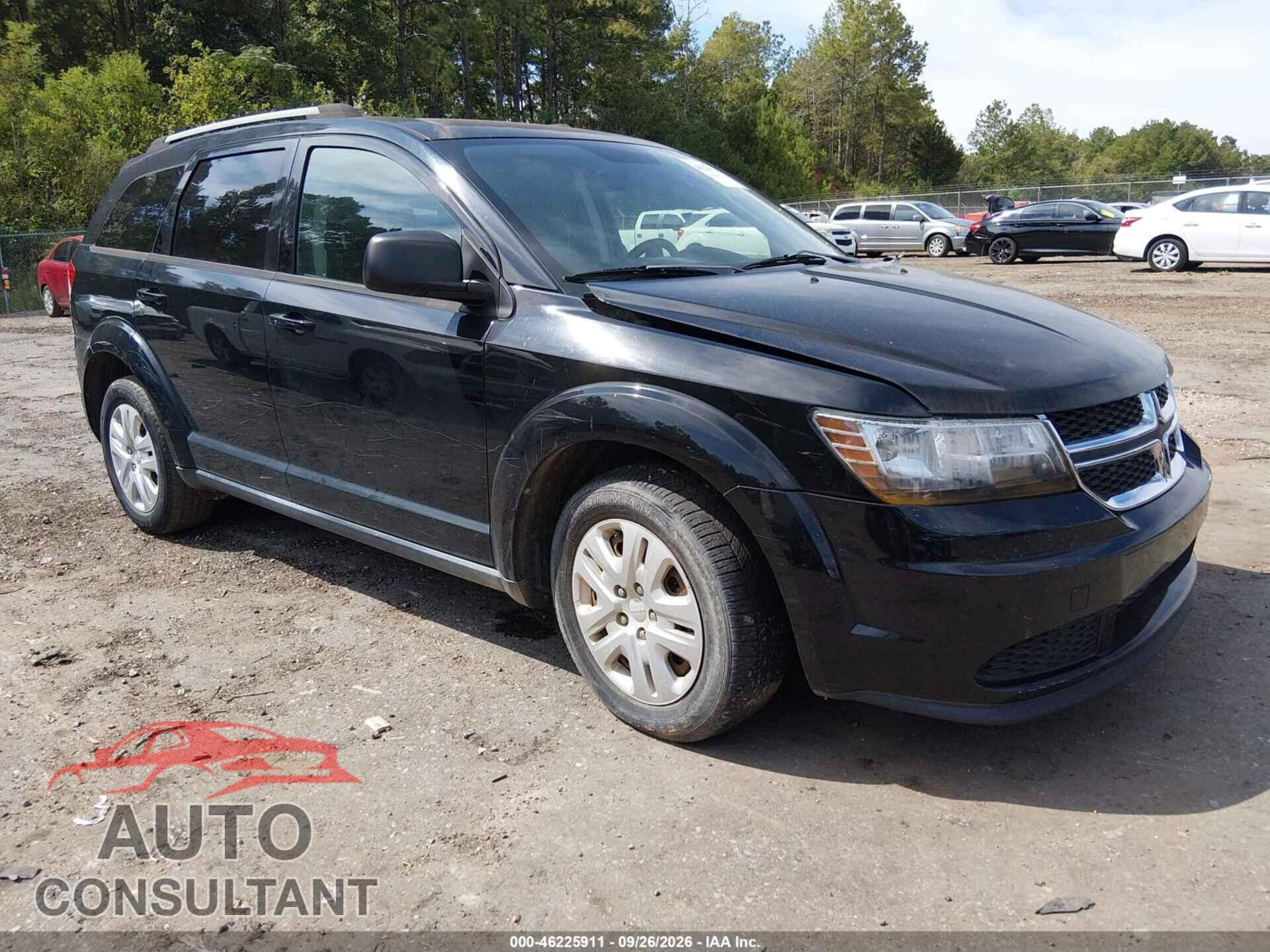 DODGE JOURNEY 2017 - 3C4PDCAB6HT670140