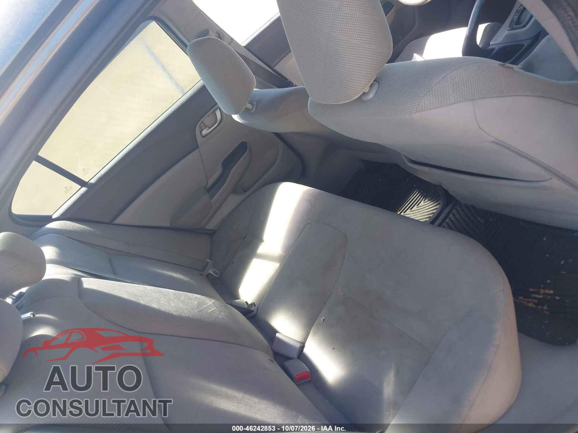 HONDA CIVIC 2012 - 19XFB2F56CE088681