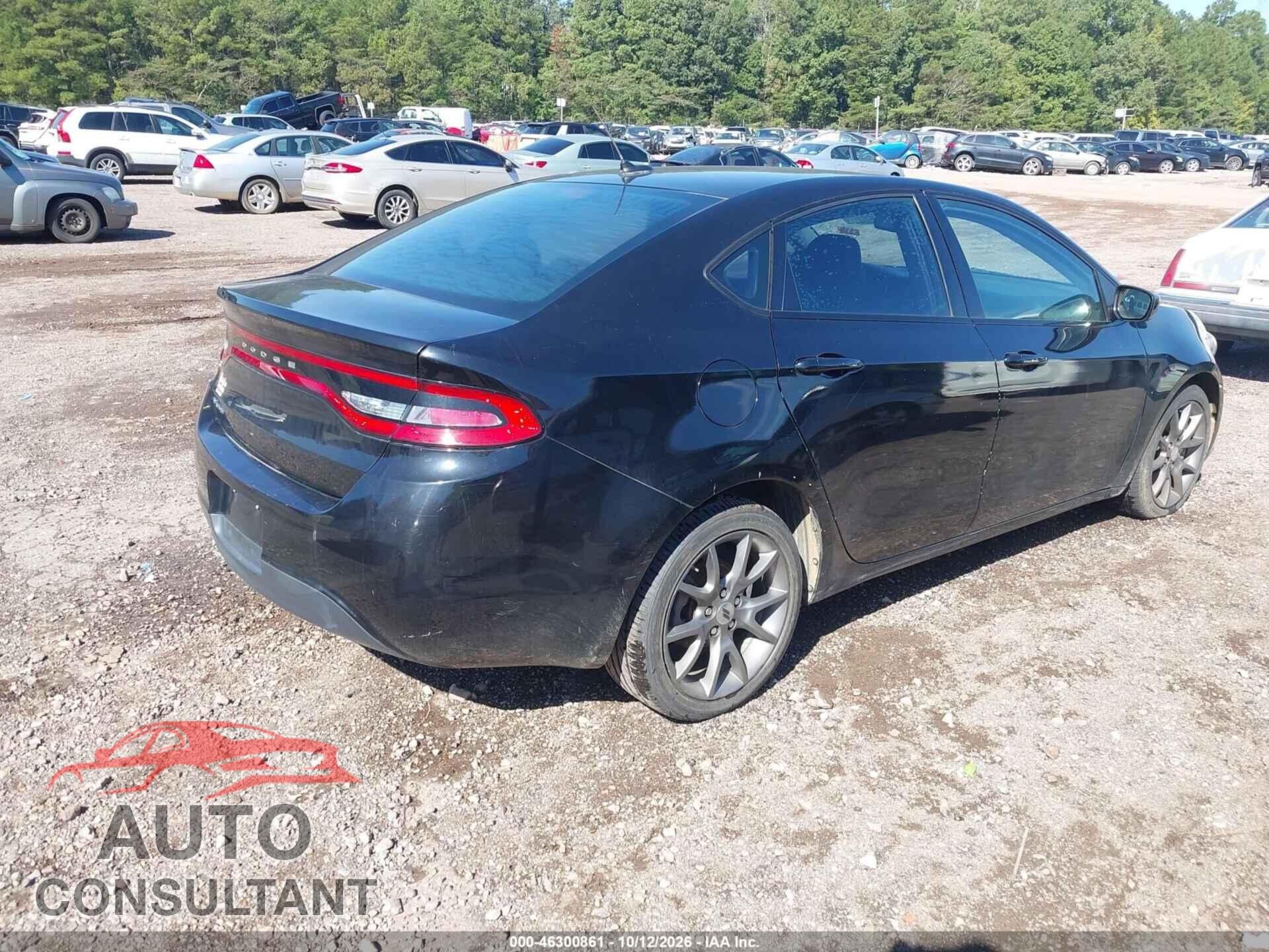 DODGE DART 2016 - 1C3CDFAA1GD682440