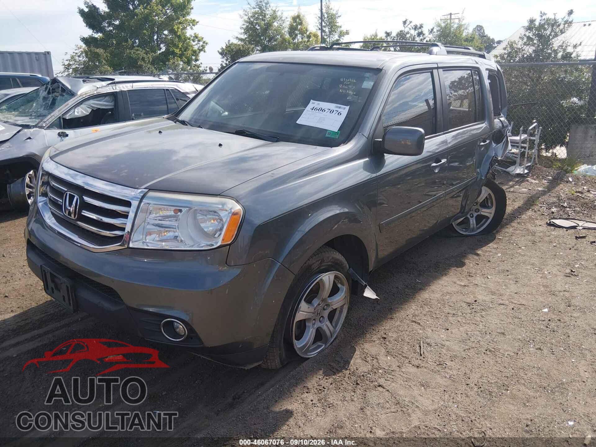 HONDA PILOT 2013 - 5FNYF4H53DB064033