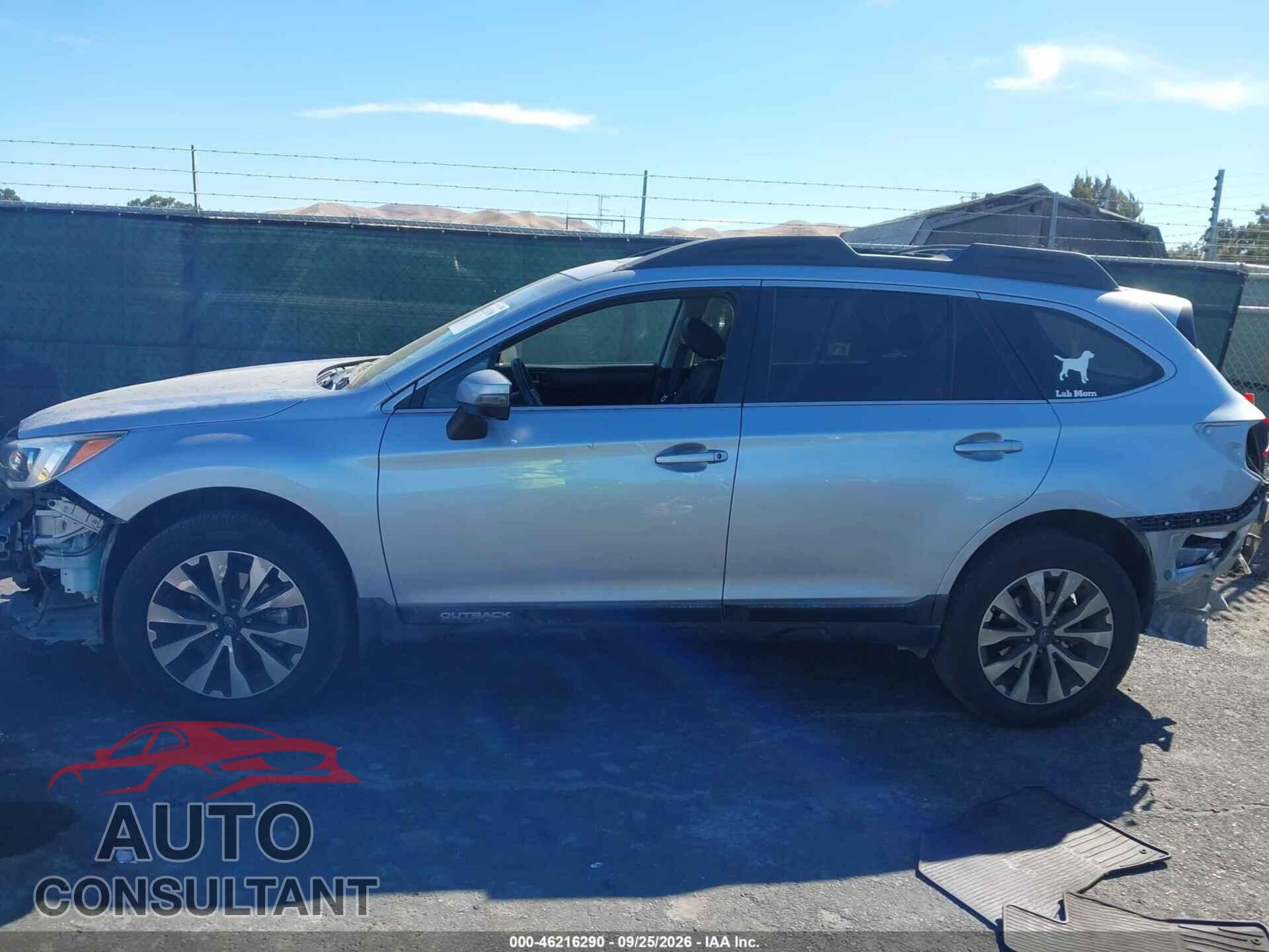 SUBARU OUTBACK 2017 - 4S4BSANC7H3255357