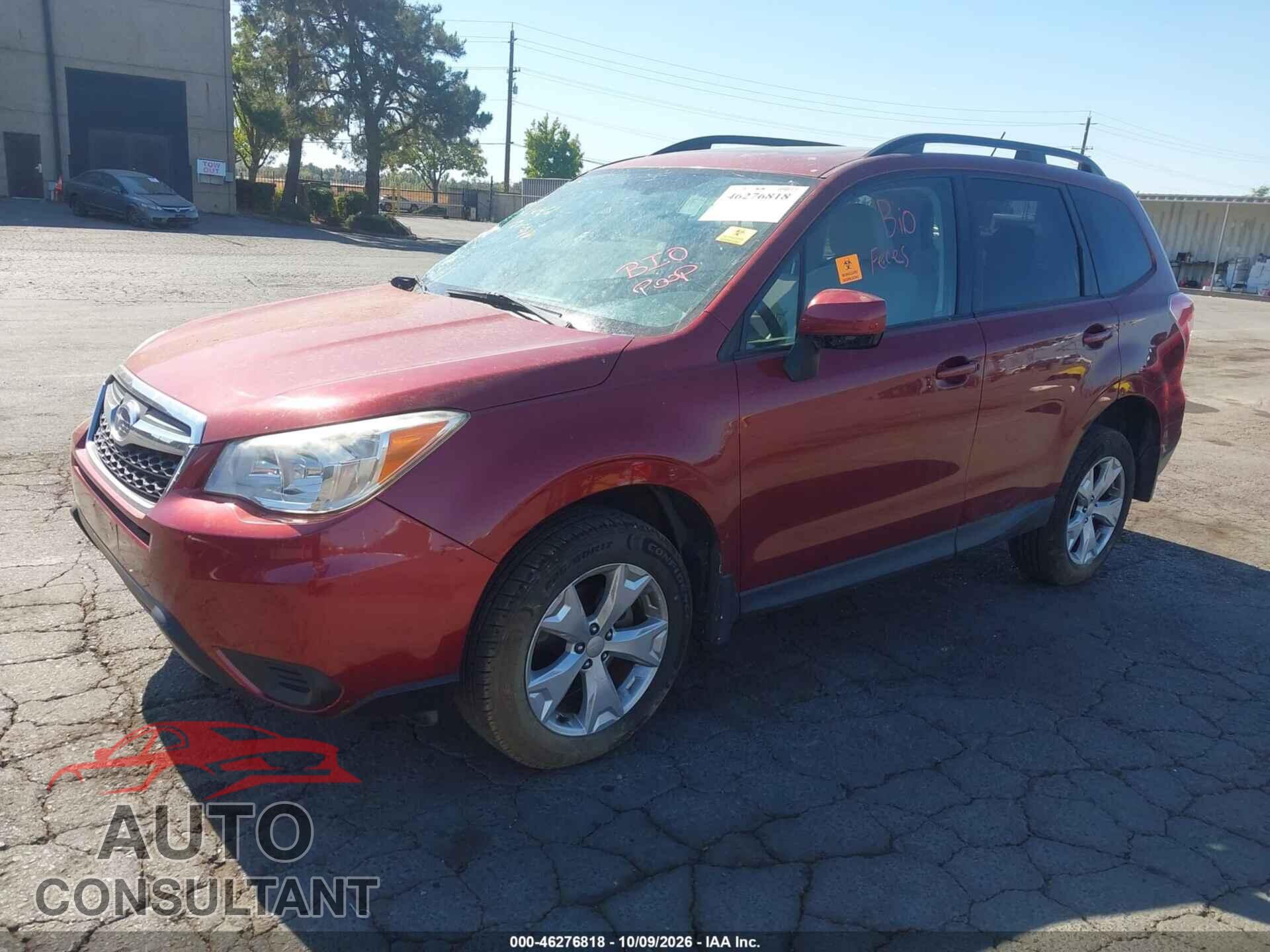 SUBARU FORESTER 2014 - JF2SJAEC1EH442374