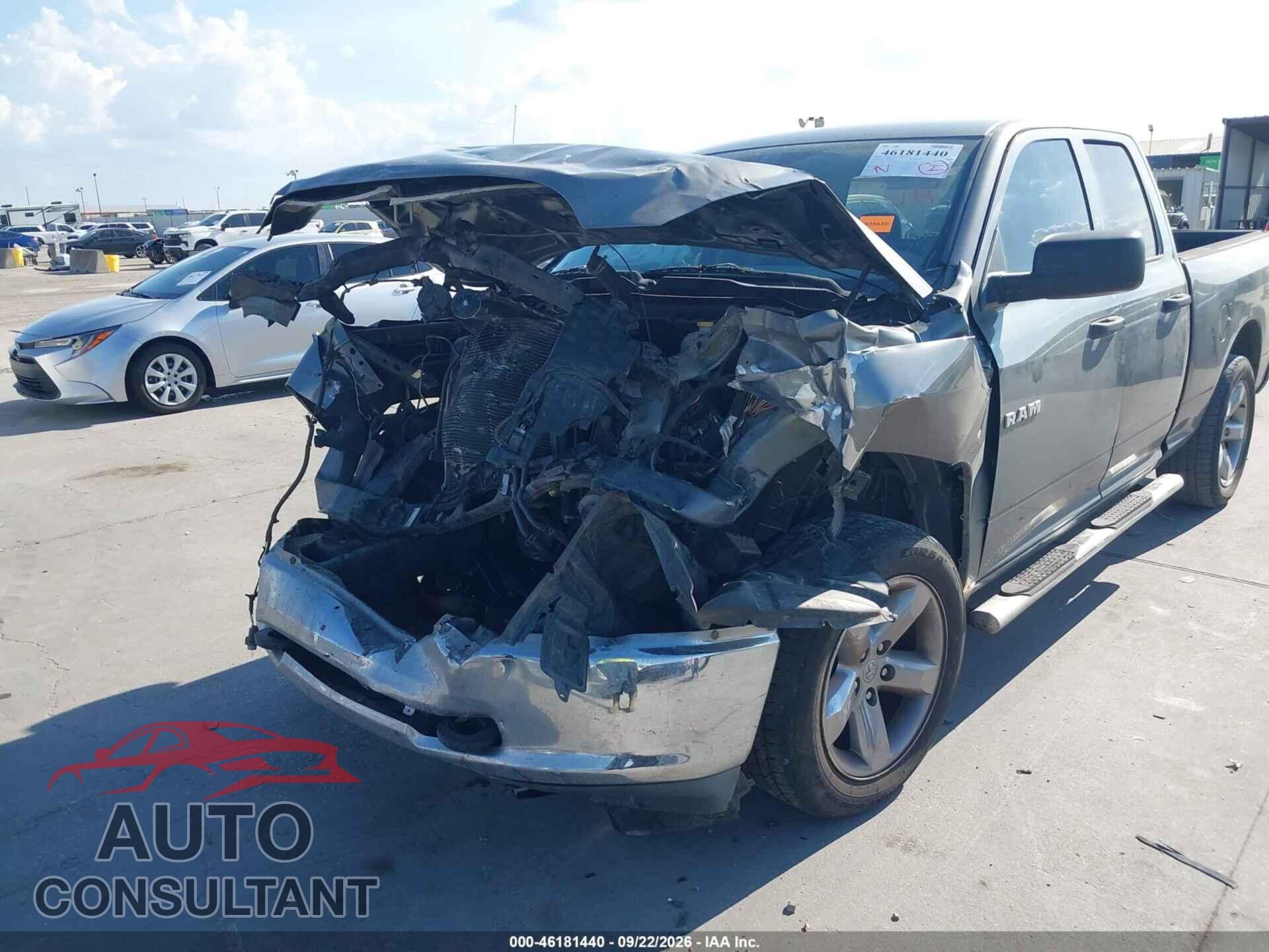 DODGE RAM 1500 2010 - 1D7RB1GT8AS218013