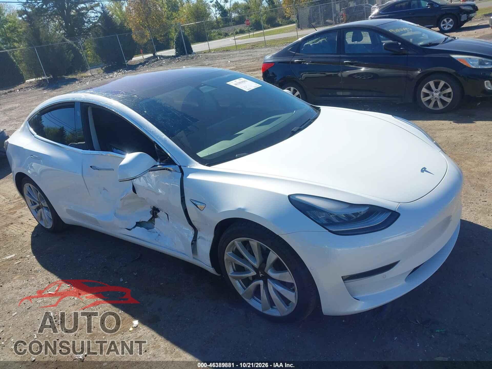 TESLA MODEL 3 2018 - 5YJ3E1EB2JF134123