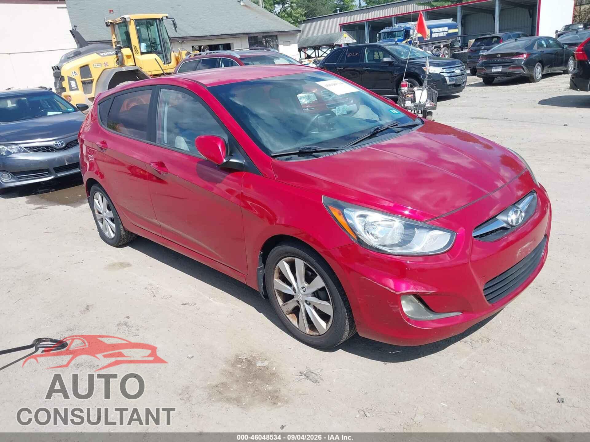 HYUNDAI ACCENT 2013 - KMHCU5AE5DU075103